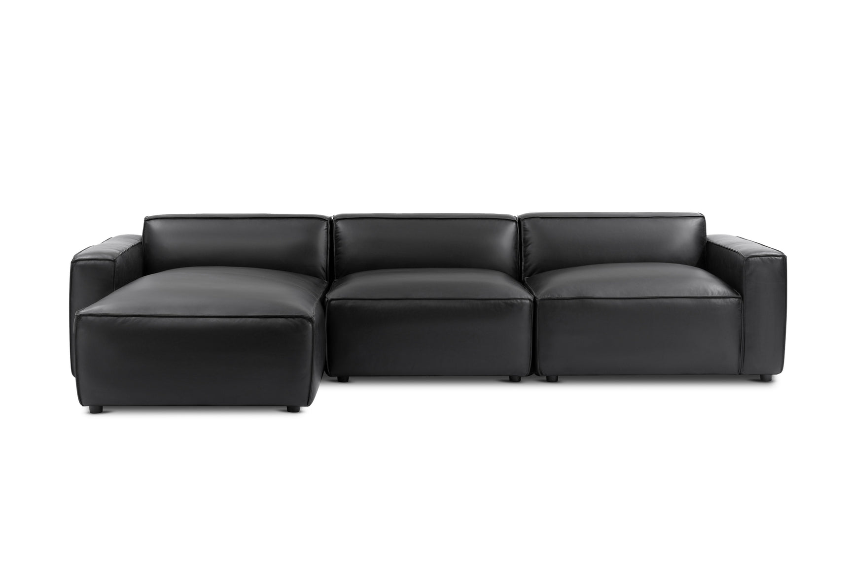 Nathan Leather Modular Sectional Sofa