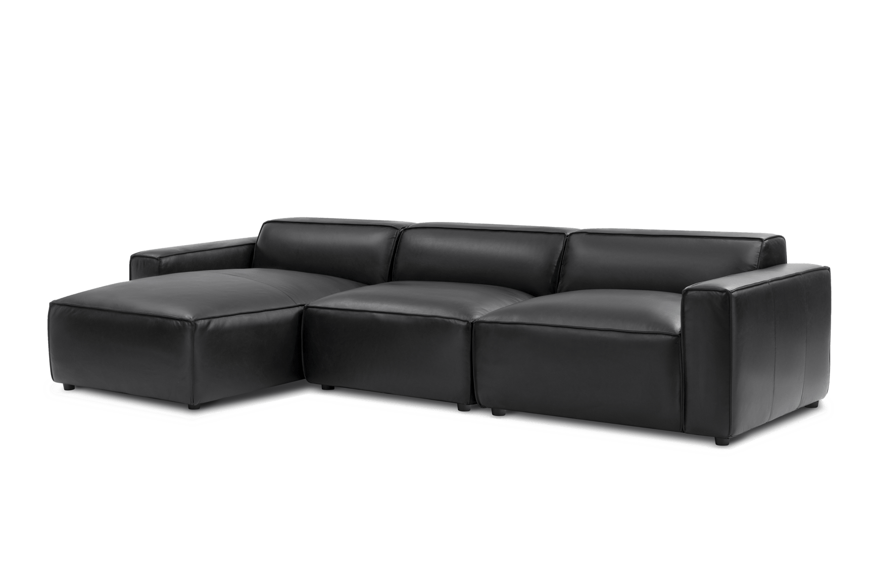 Nathan Leather Modular Sectional Sofa