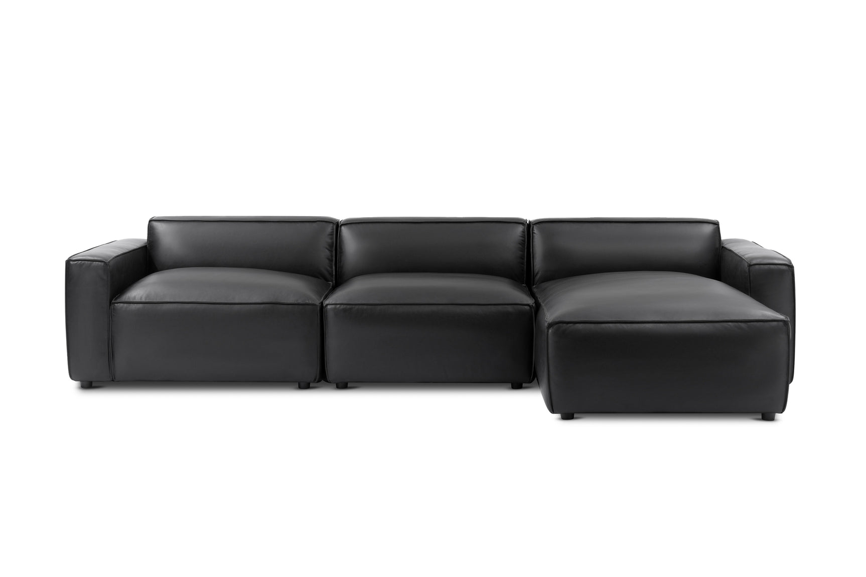Nathan Leather Modular Sectional Sofa