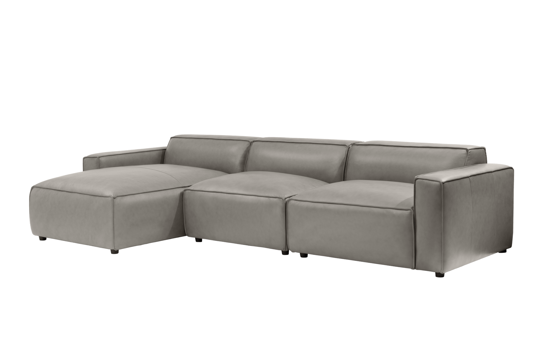 Nathan Leather Modular Sectional Sofa