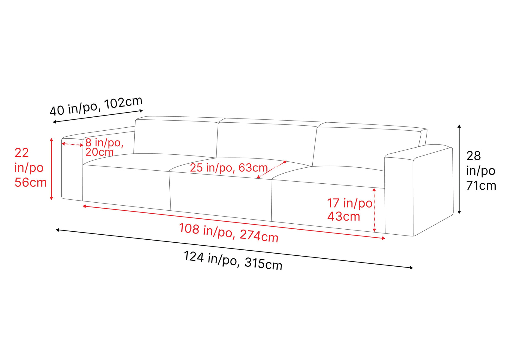 Nathan Leather Modular Sofa