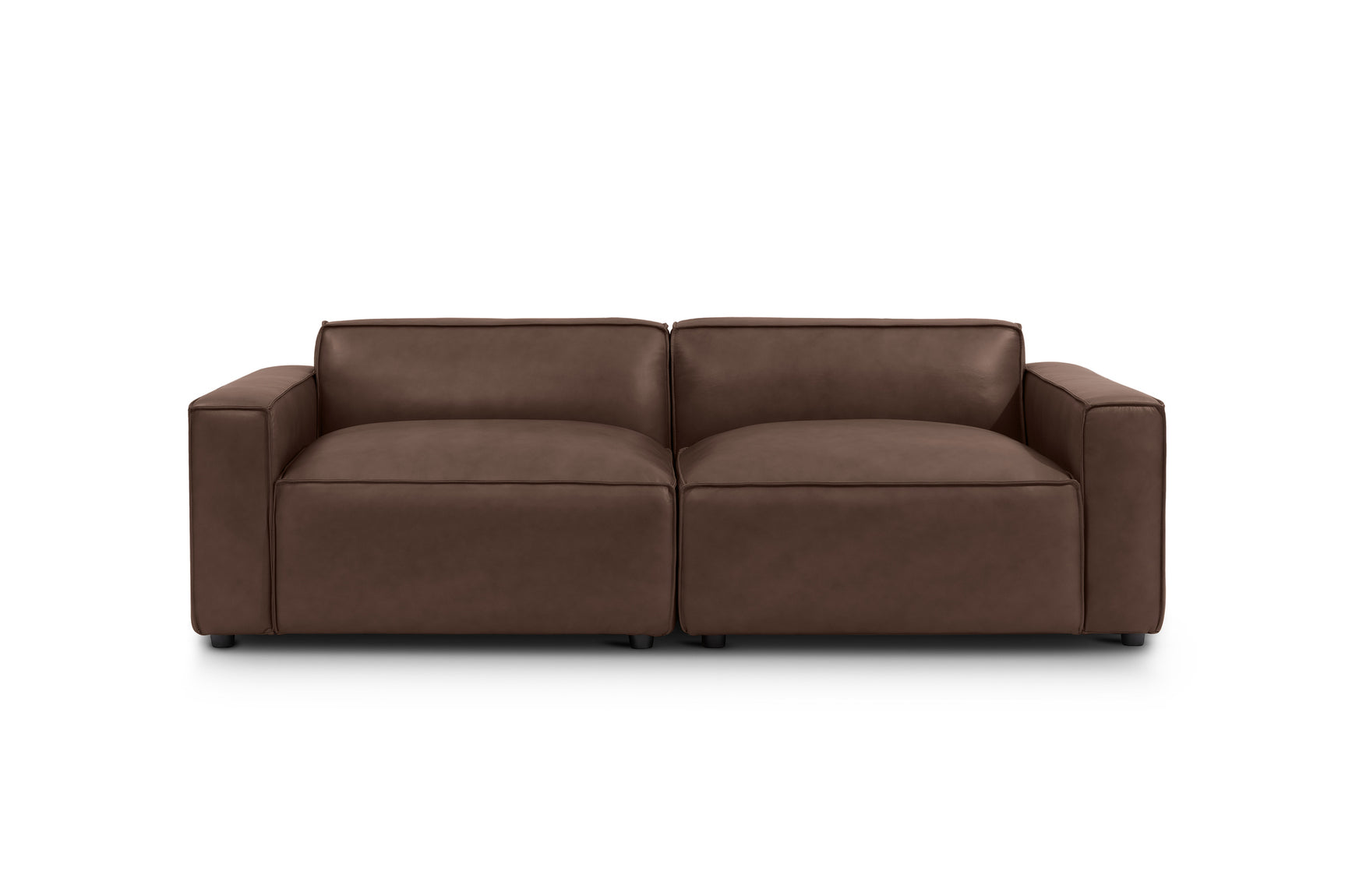 Nathan Leather Modular Sofa
