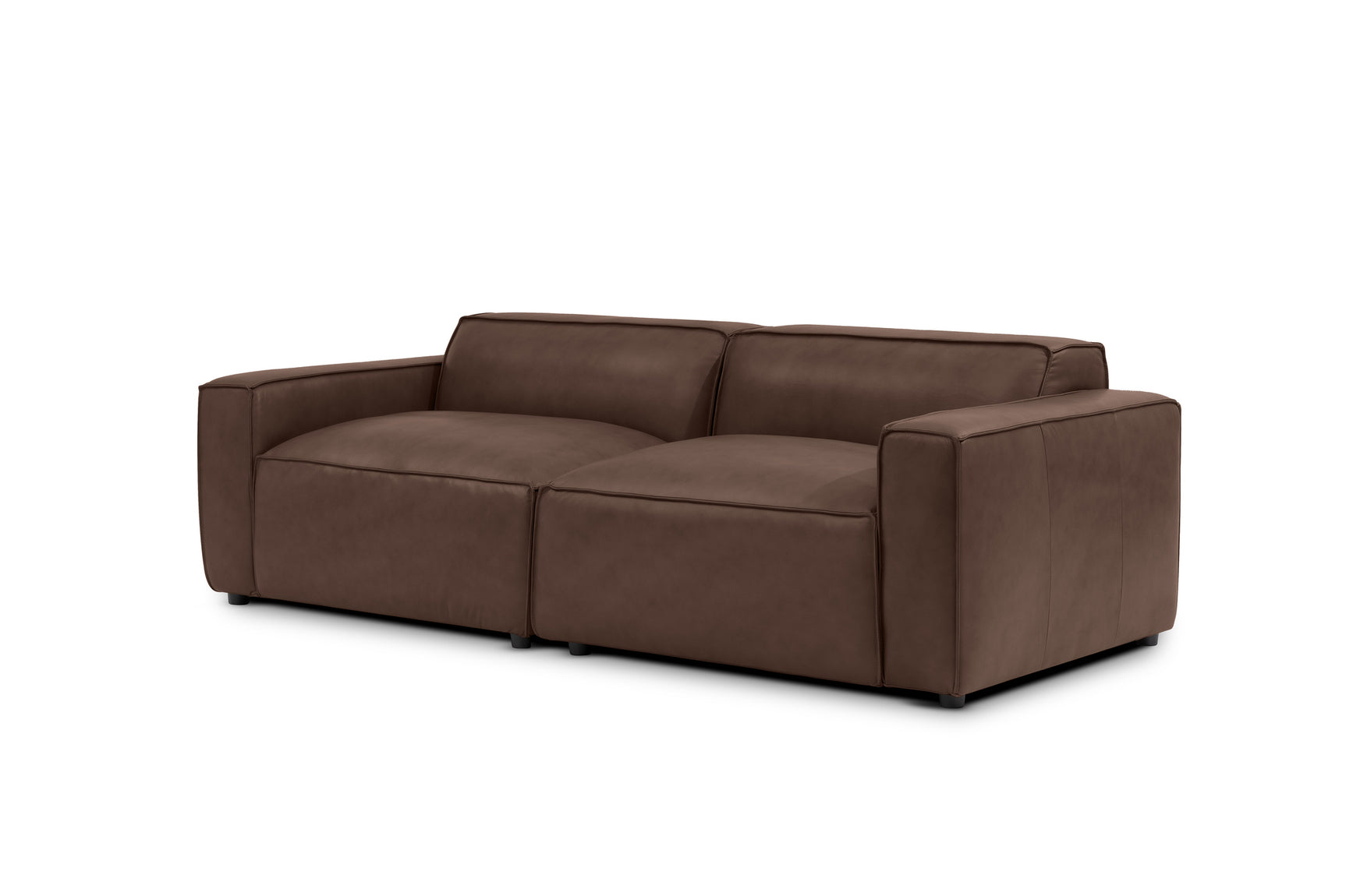 Nathan Leather Modular Sofa