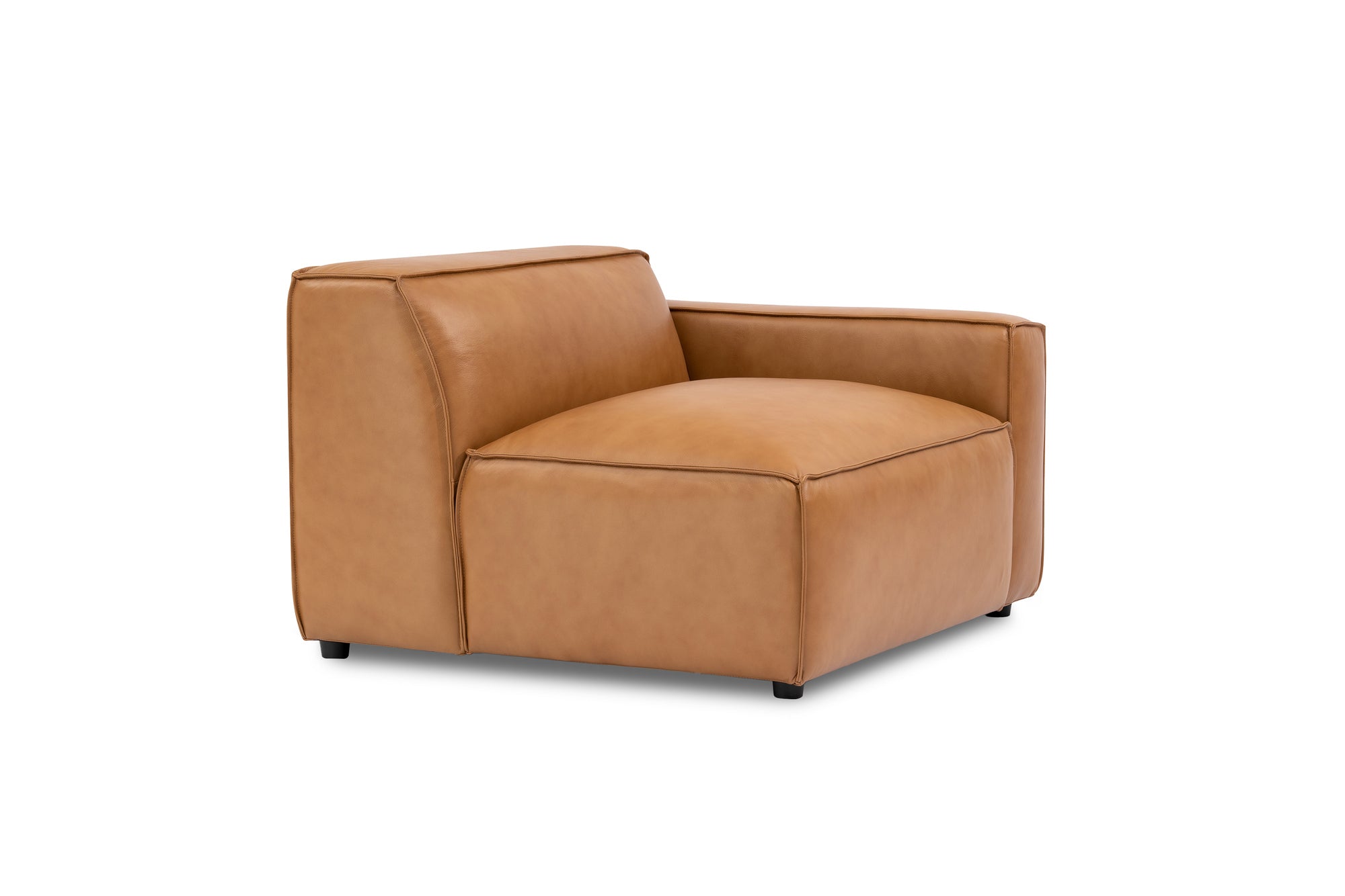Nathan Leather Right Arm Sofa Module