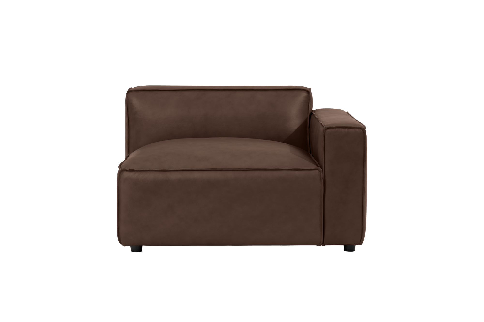 Nathan Leather Right Arm Sofa Module