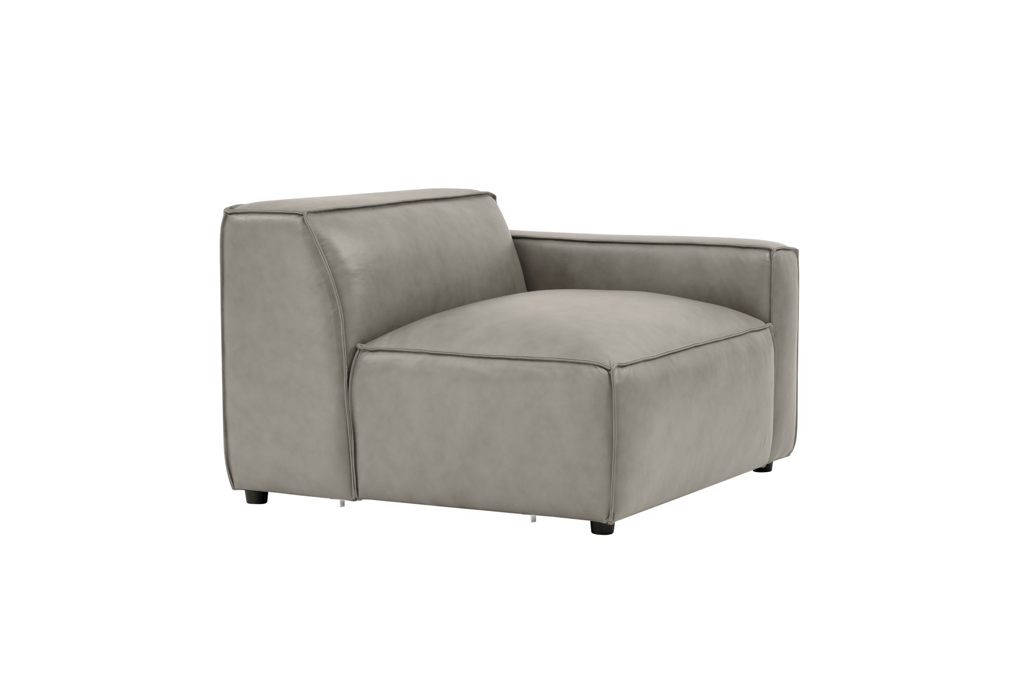 Nathan Leather Right Arm Sofa Module