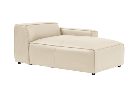 Nathan Leather Right Chaise Sofa Module
