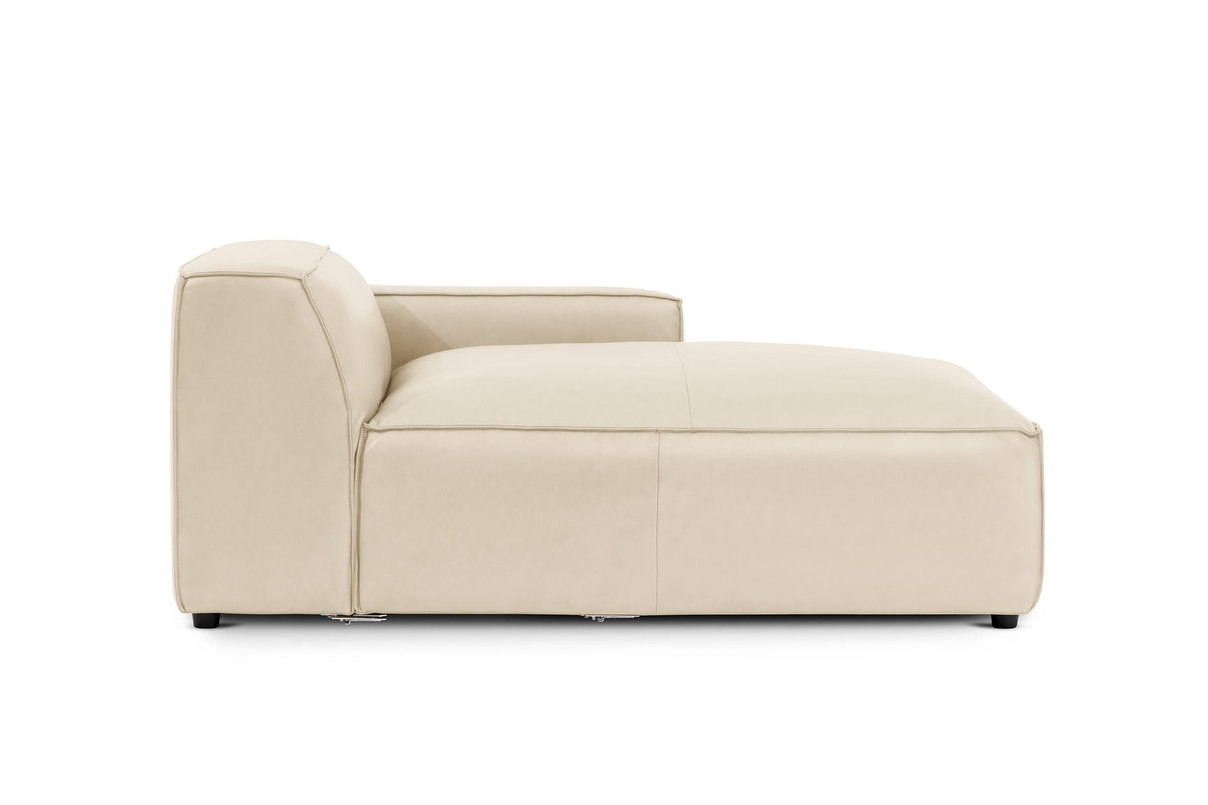 Nathan Leather Right Chaise Sofa Module