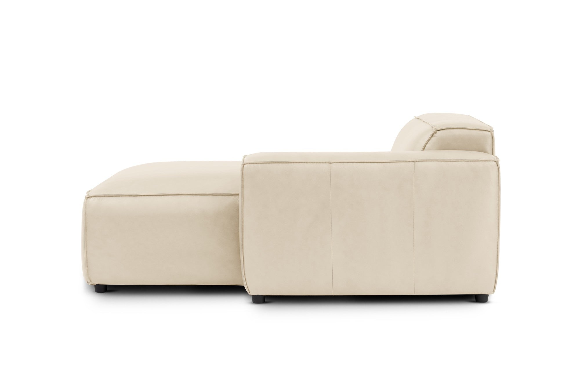 Nathan Leather Right Chaise Sofa Module