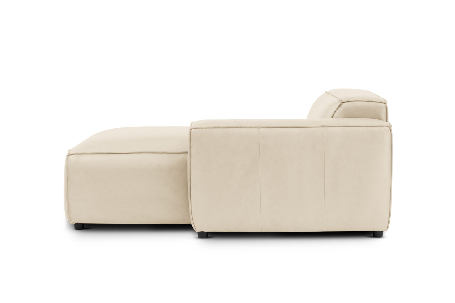 Nathan Leather Right Chaise Sofa Module