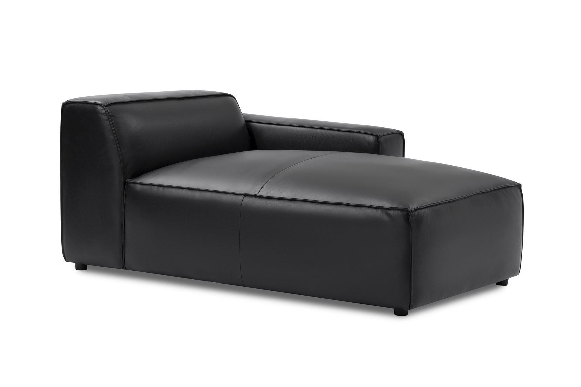 Nathan Leather Right Chaise Sofa Module