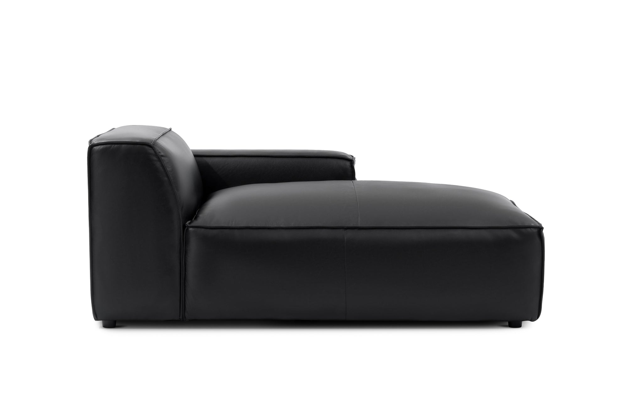 Nathan Leather Right Chaise Sofa Module