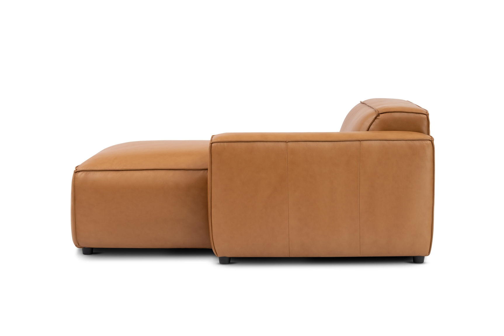 Nathan Leather Right Chaise Sofa Module