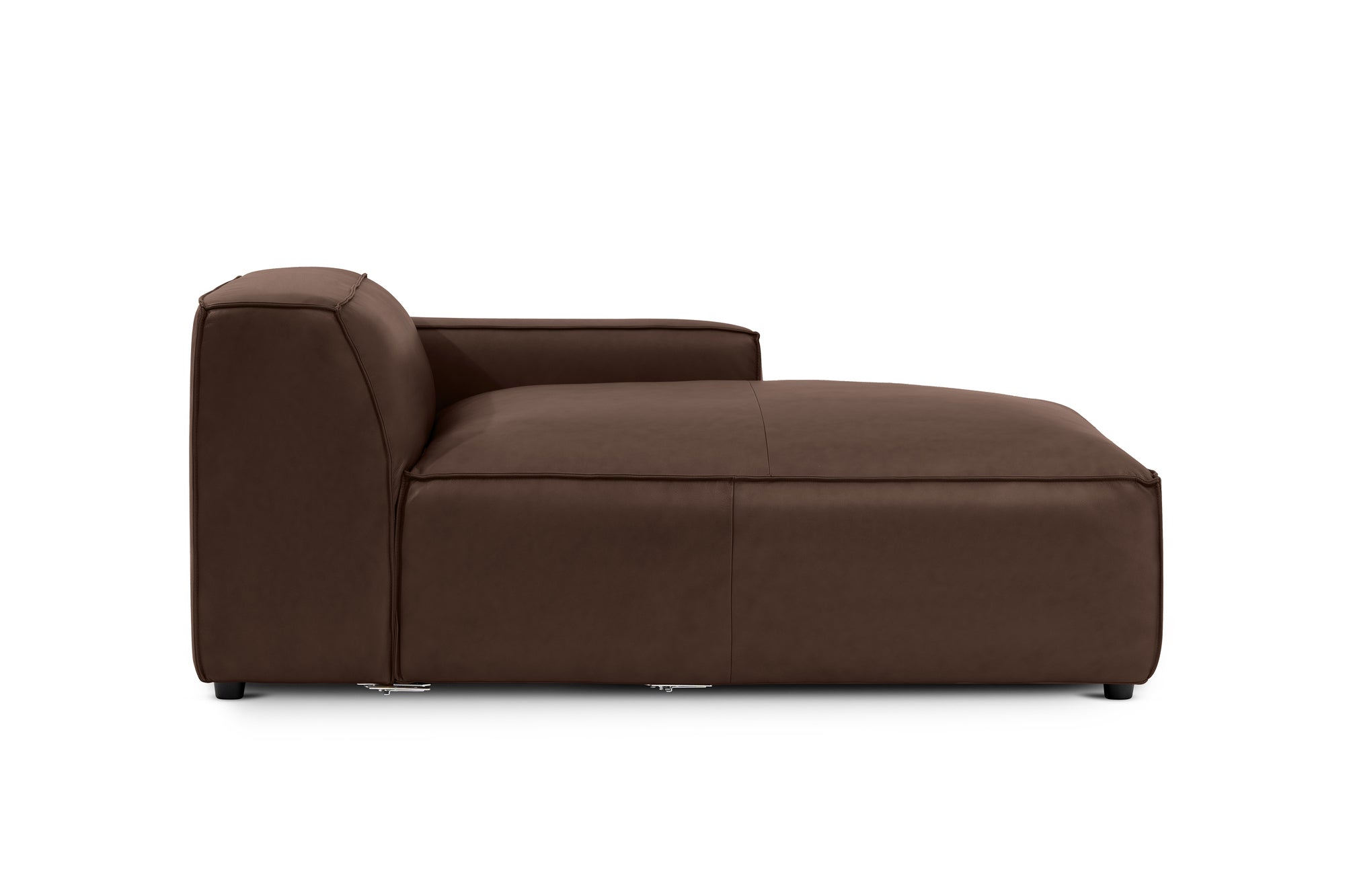Nathan Leather Right Chaise Sofa Module