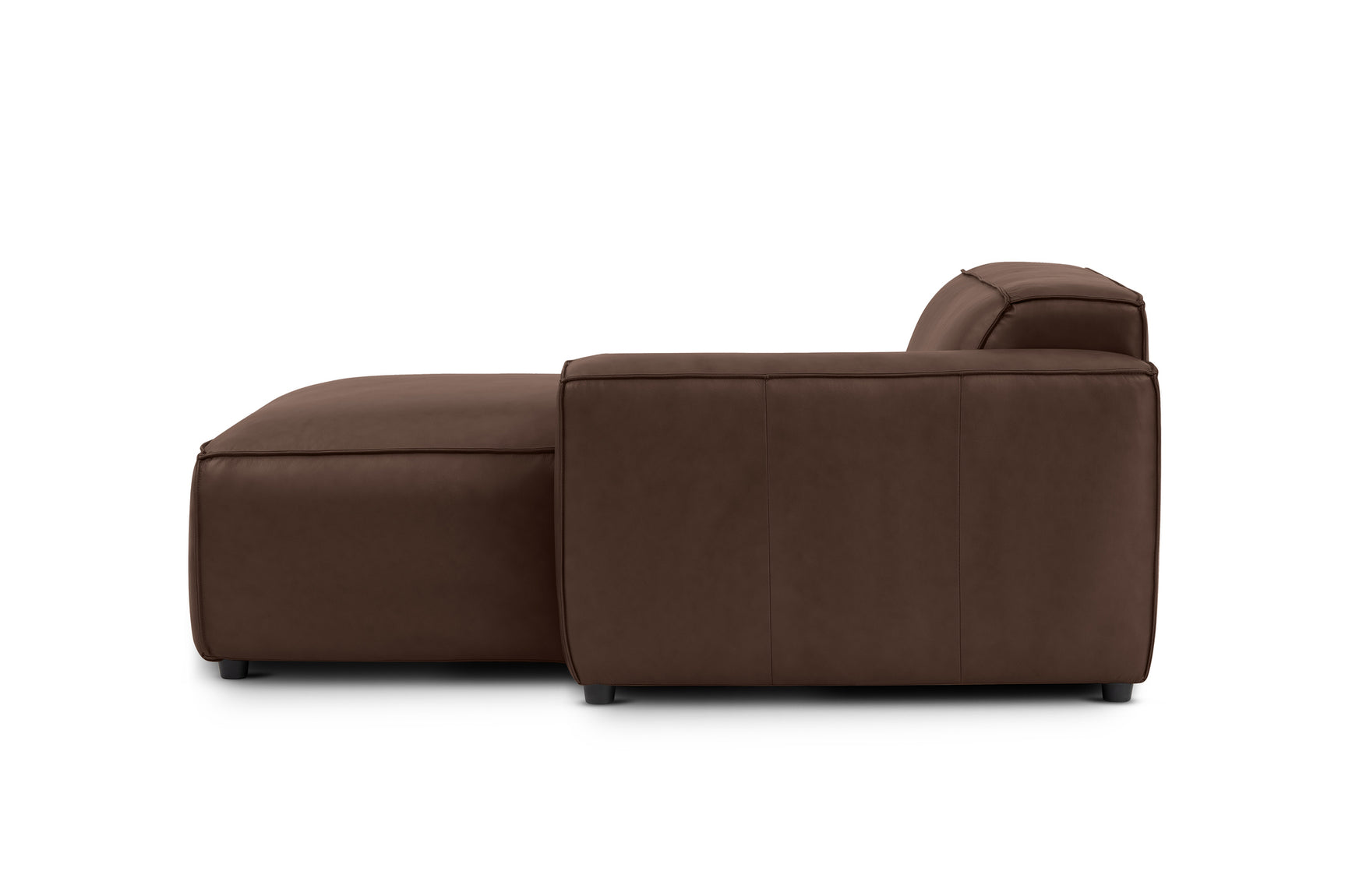 Nathan Leather Right Chaise Sofa Module