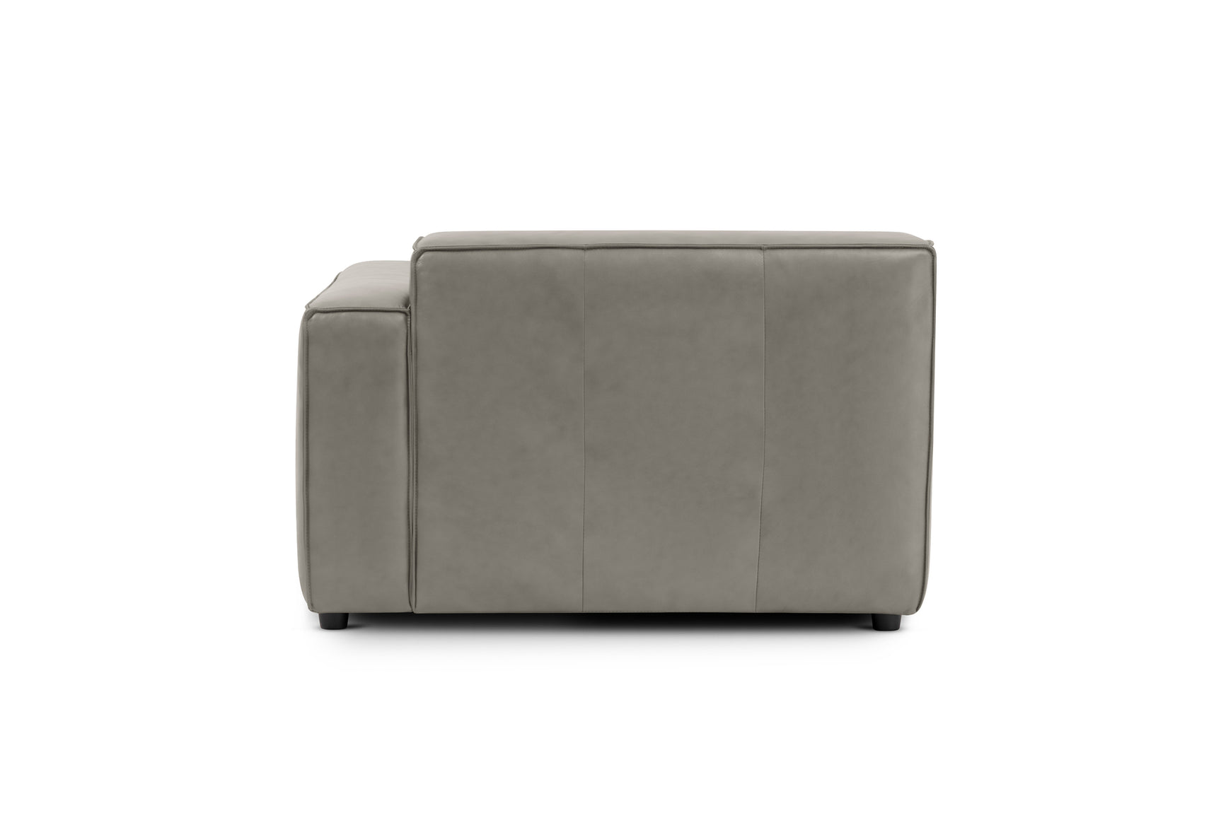 Nathan Leather Right Chaise Sofa Module