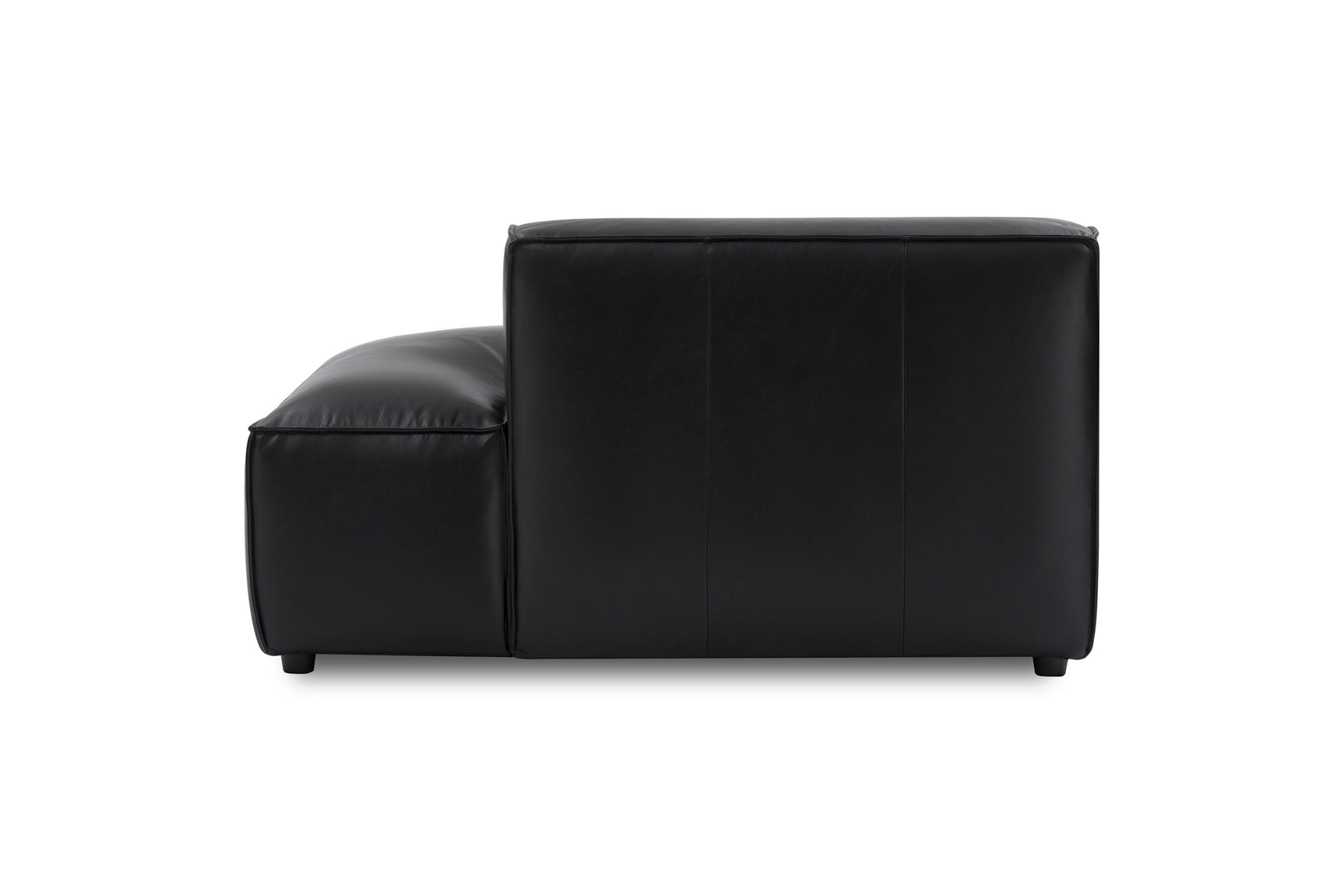Nathan Leather Right Open-End Sofa Module