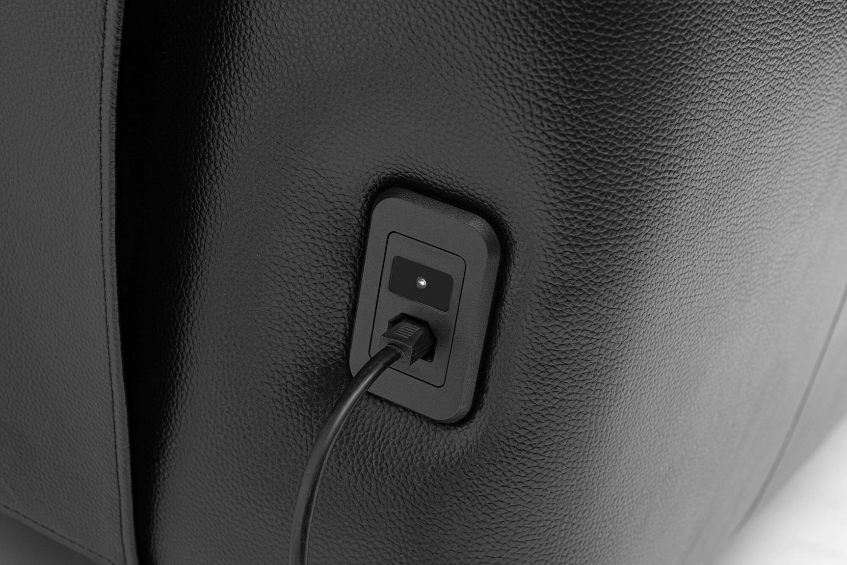 Nero Leather Dual Recliner Loveseat Sofa