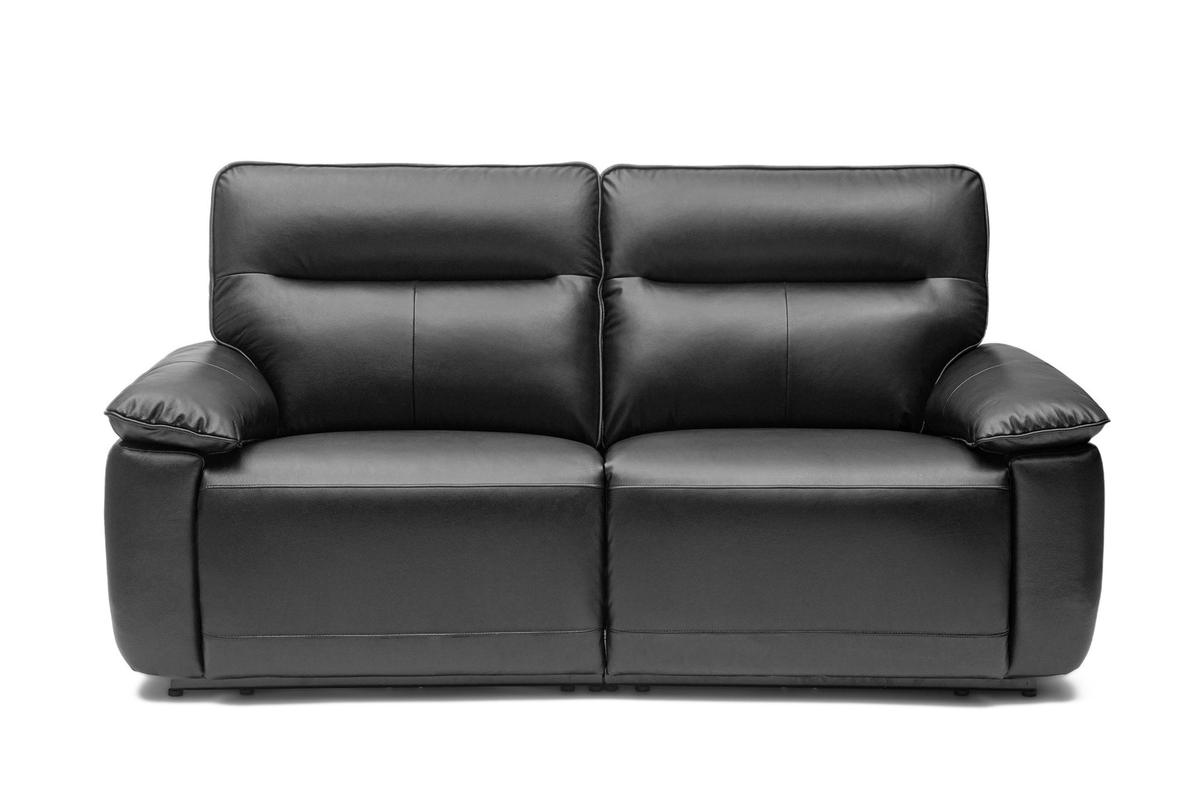 Nero Leather Dual Recliner Loveseat Sofa