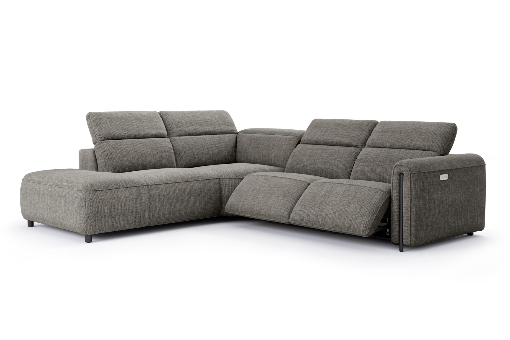 Octavia Fabric Reclining Corner Sectional Cloud Sofa