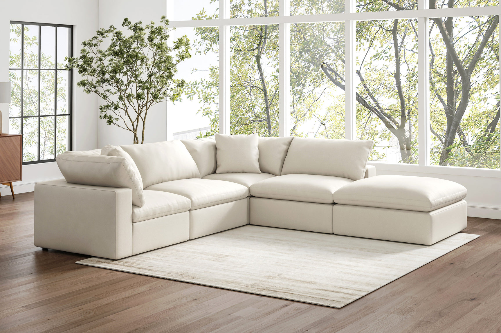 Ophelia Fabric Modular Sectional Sofa