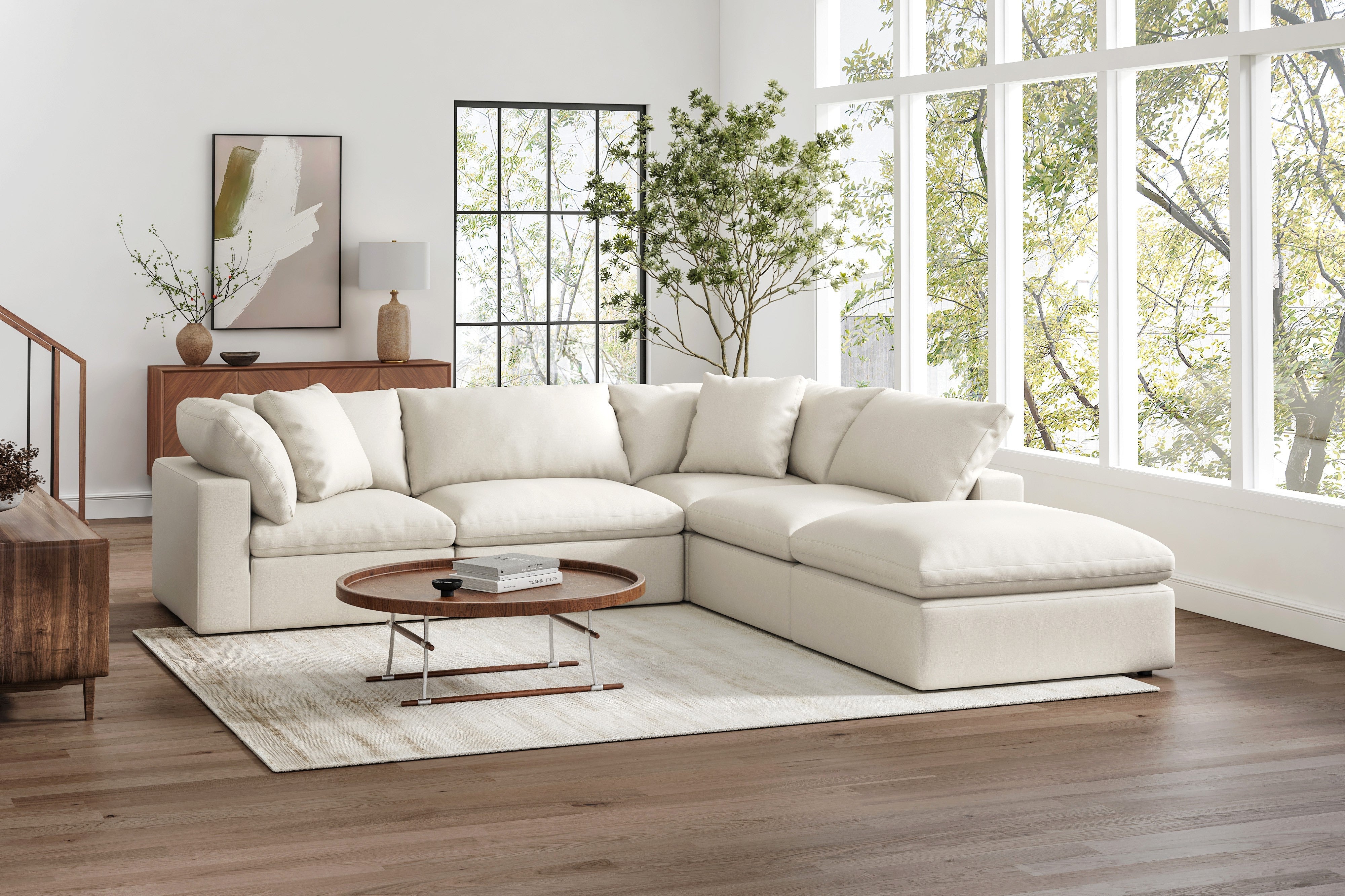 Ophelia Fabric Modular Sectional Sofa