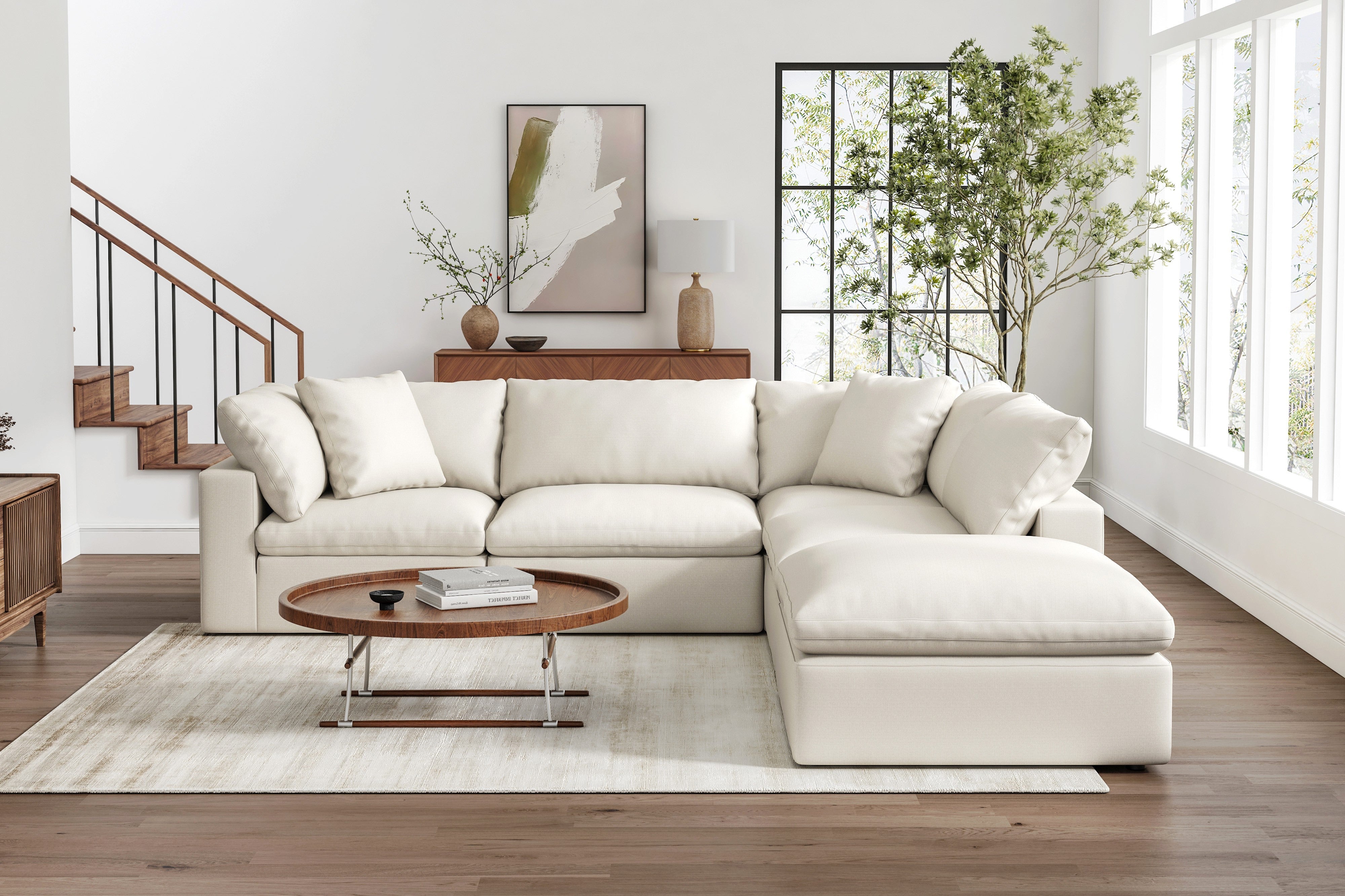 Ophelia Fabric Modular Sectional Sofa