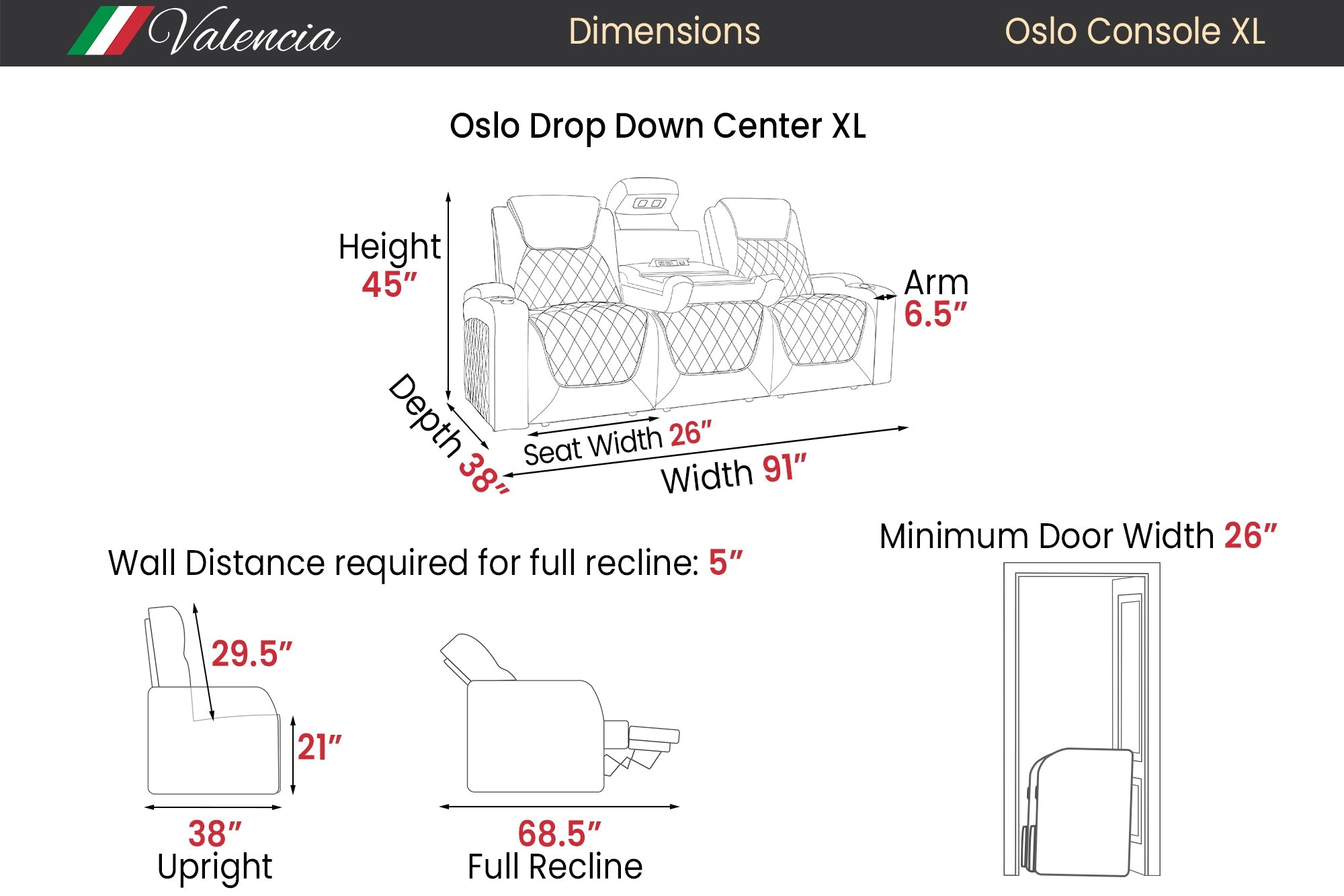 Oslo XL Console