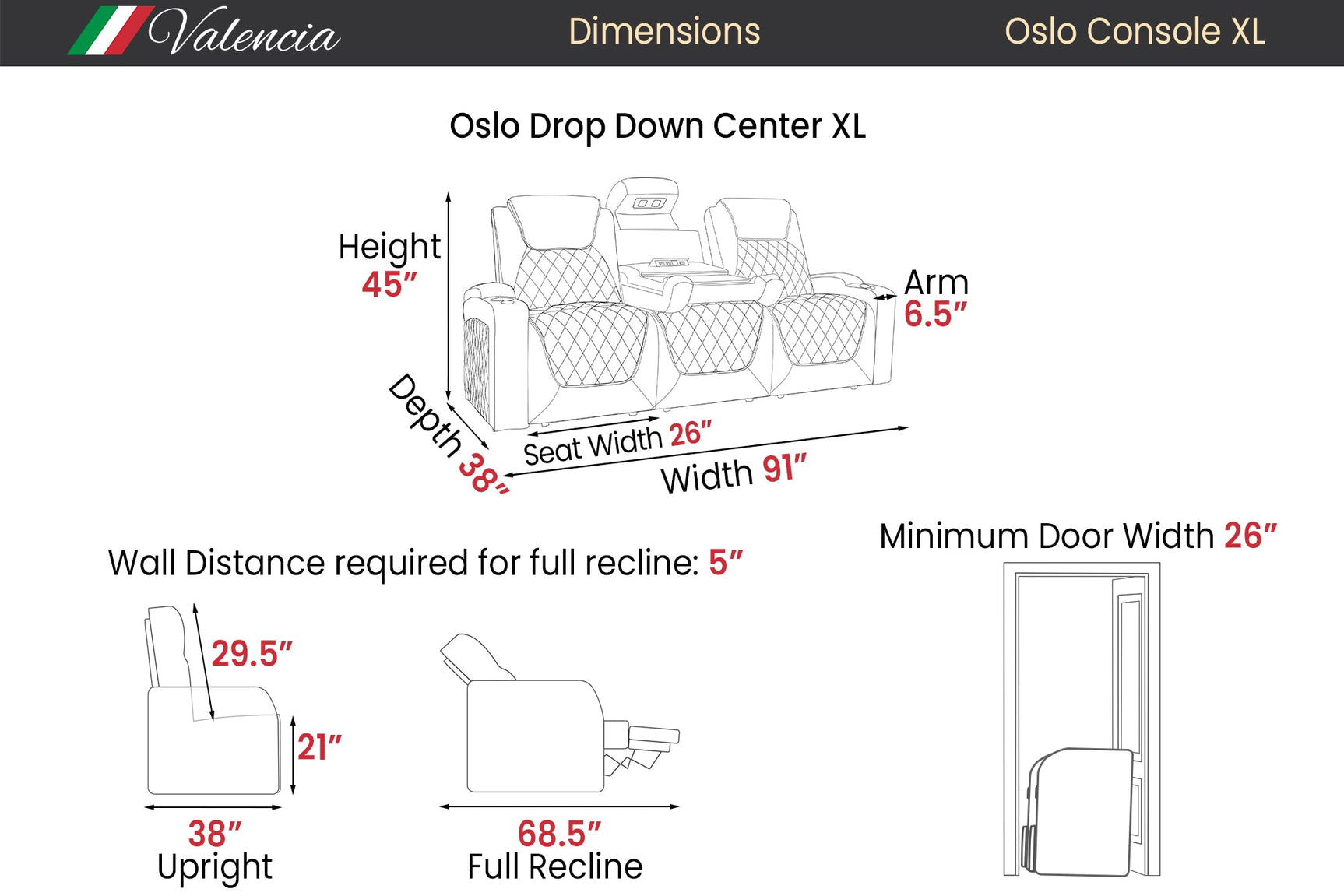 Oslo XL Console