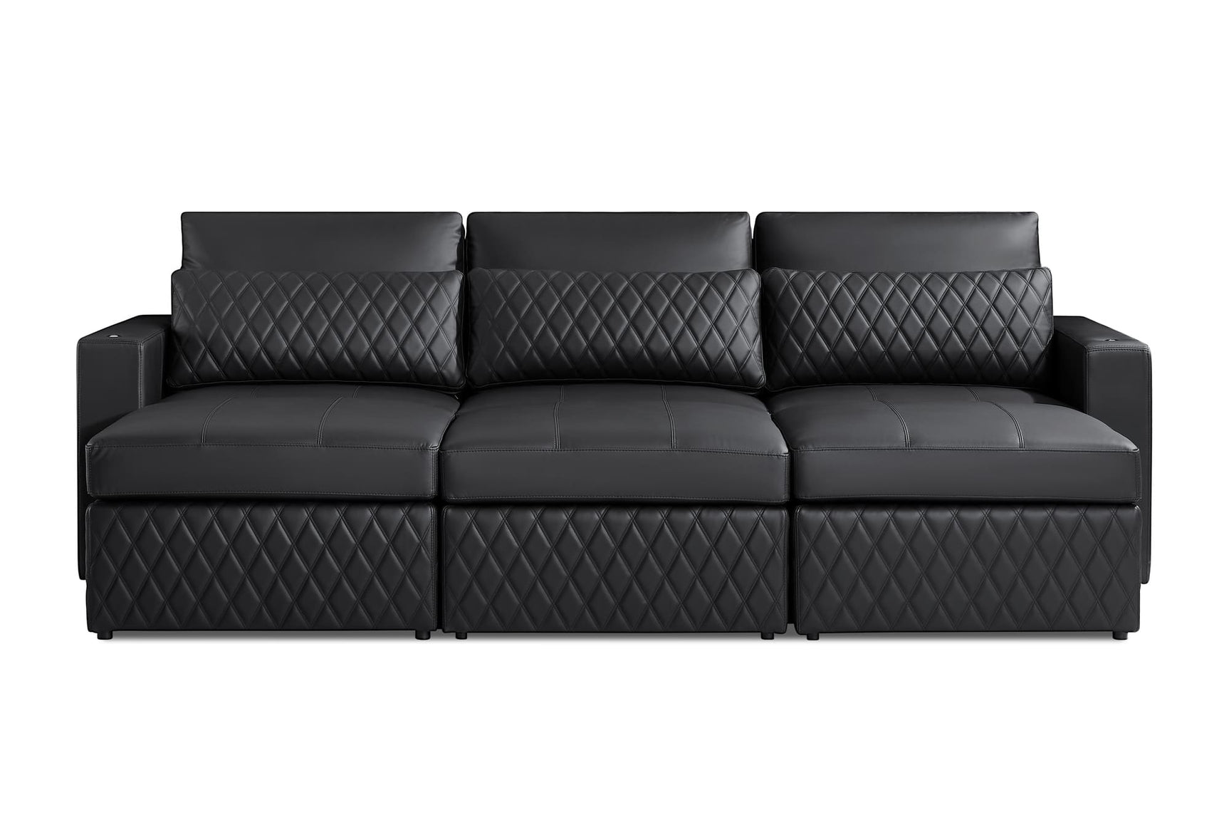 Pisa Ultimate Leather Lounge Sectional