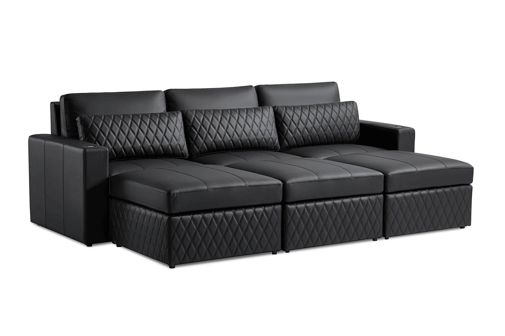 Pisa Ultimate Leather Lounge Sectional