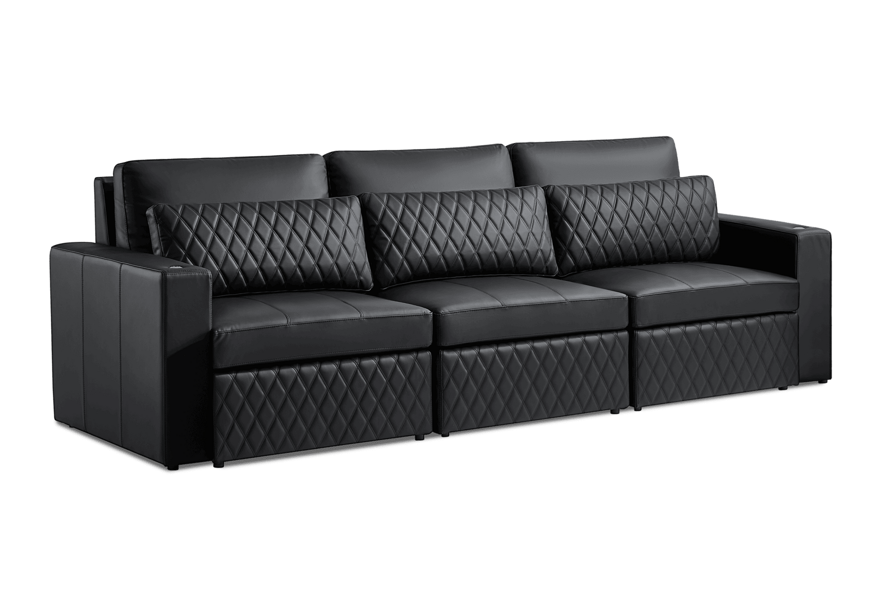 Pisa Ultimate Leather Lounge Sectional