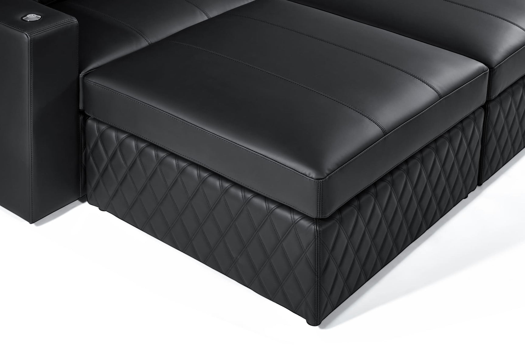 Pisa Ultimate Leather Lounge Sectional