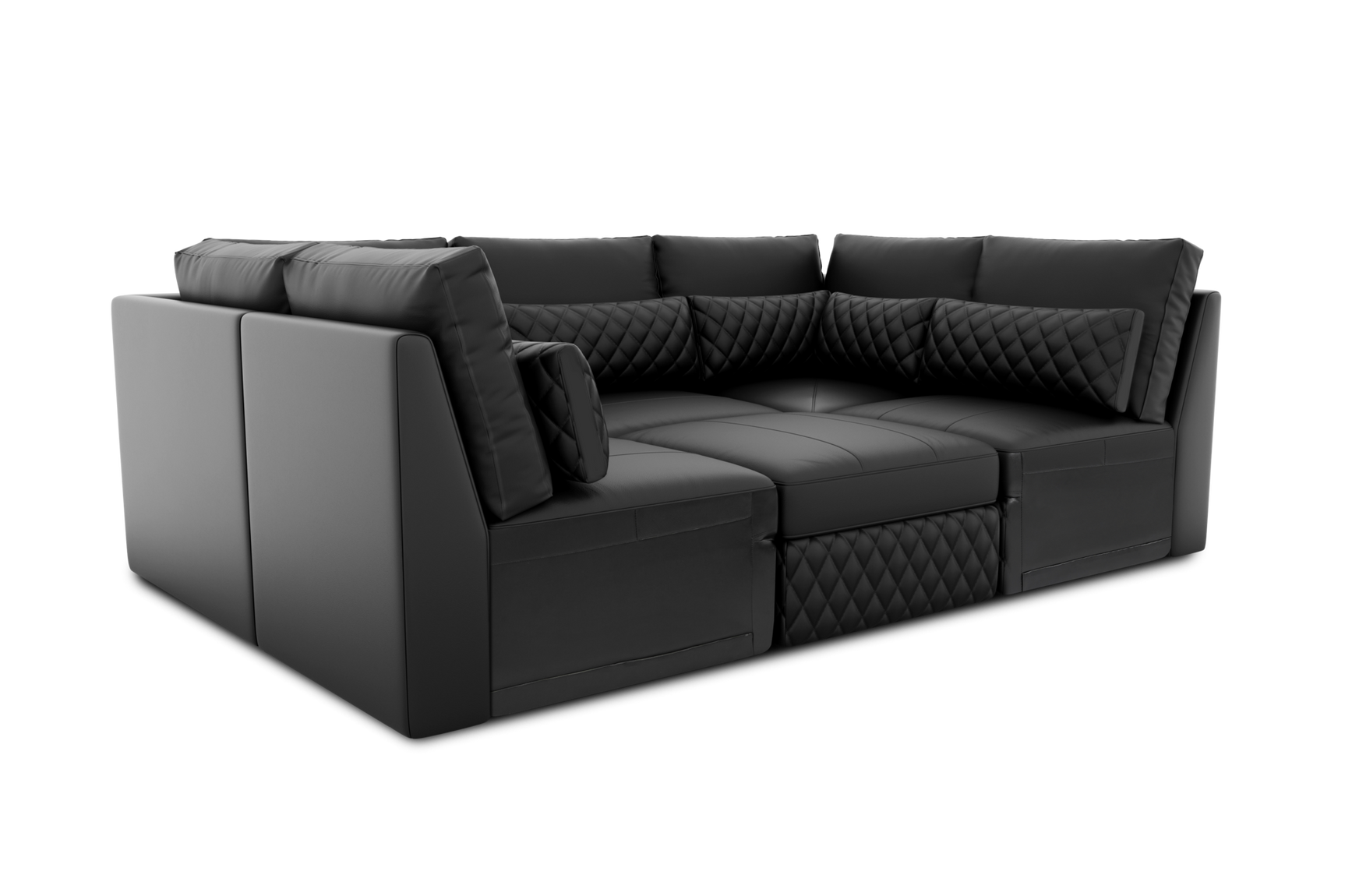 Pisa Ultimate Leather Lounge Sectional