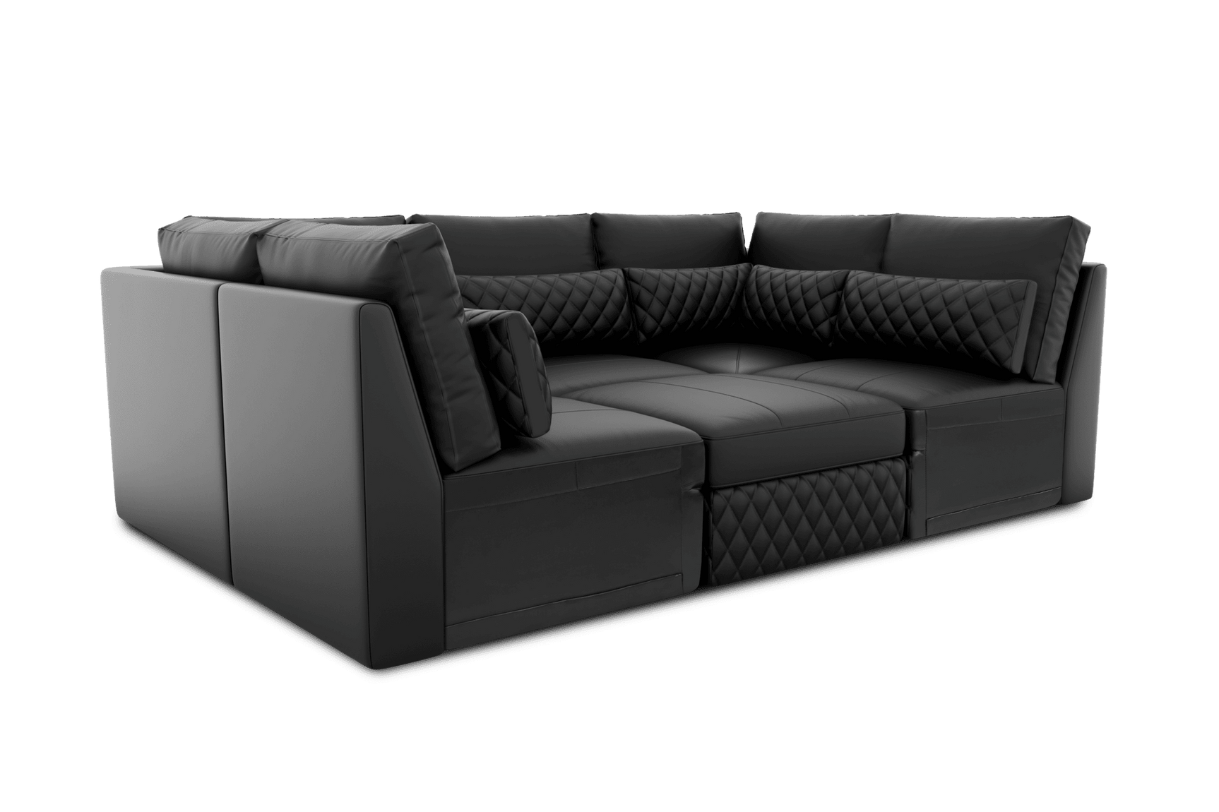 Pisa Leather Lounge Sectional