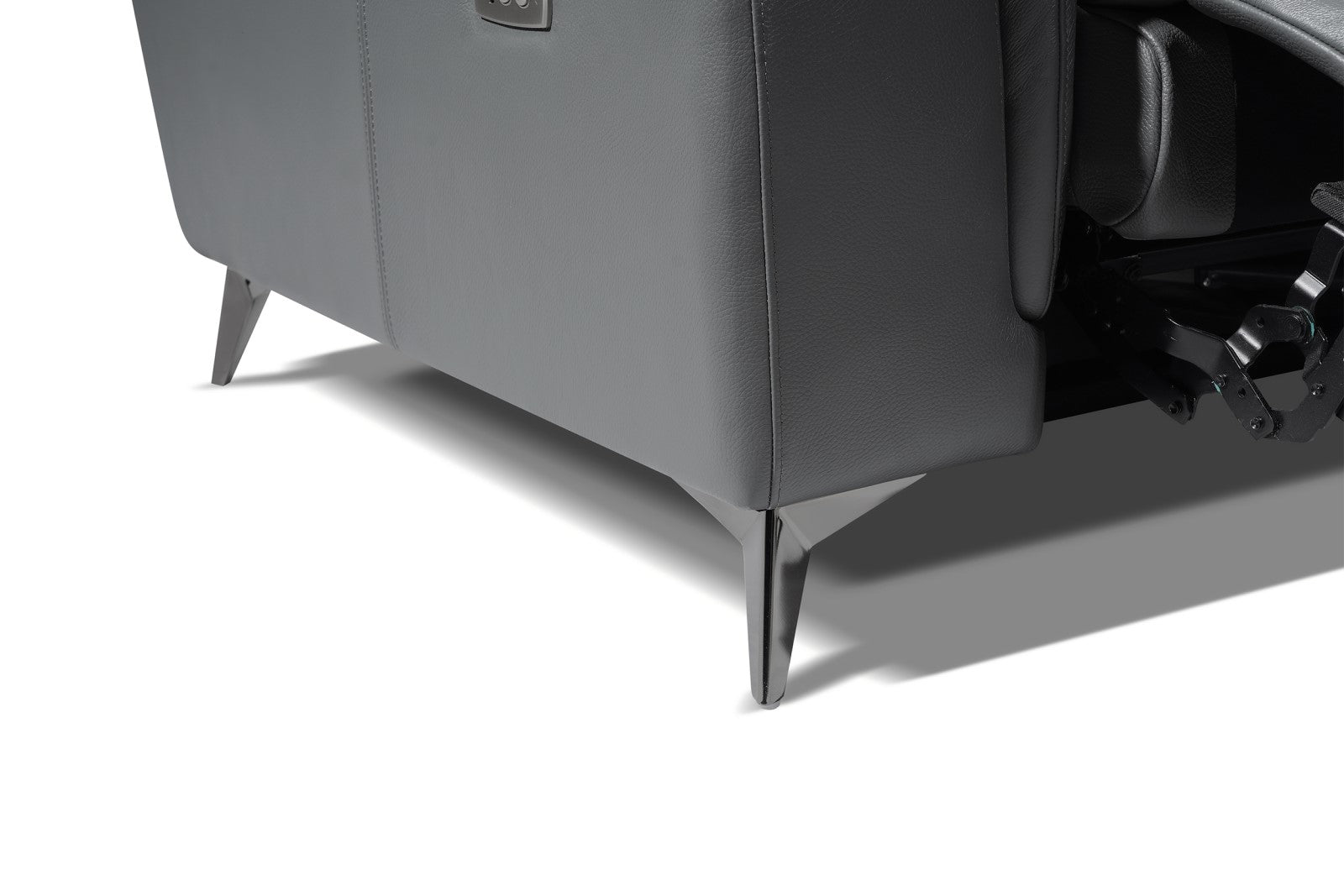 Pista Leather Reclining Sectional Sofa