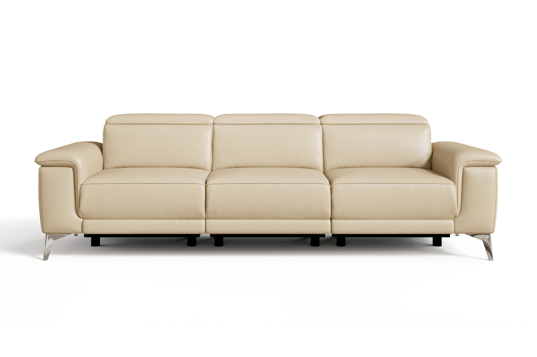 Pista Leather Reclining Sofa