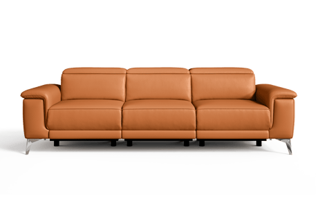 Pista Leather Reclining Sofa