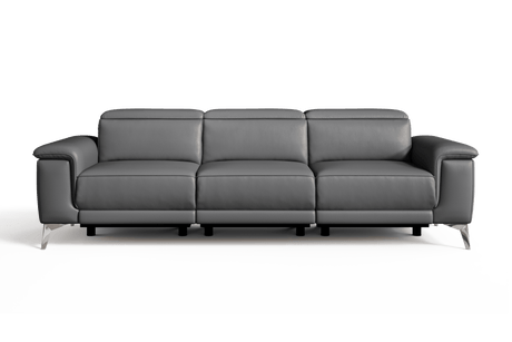 Pista Leather Reclining Sofa