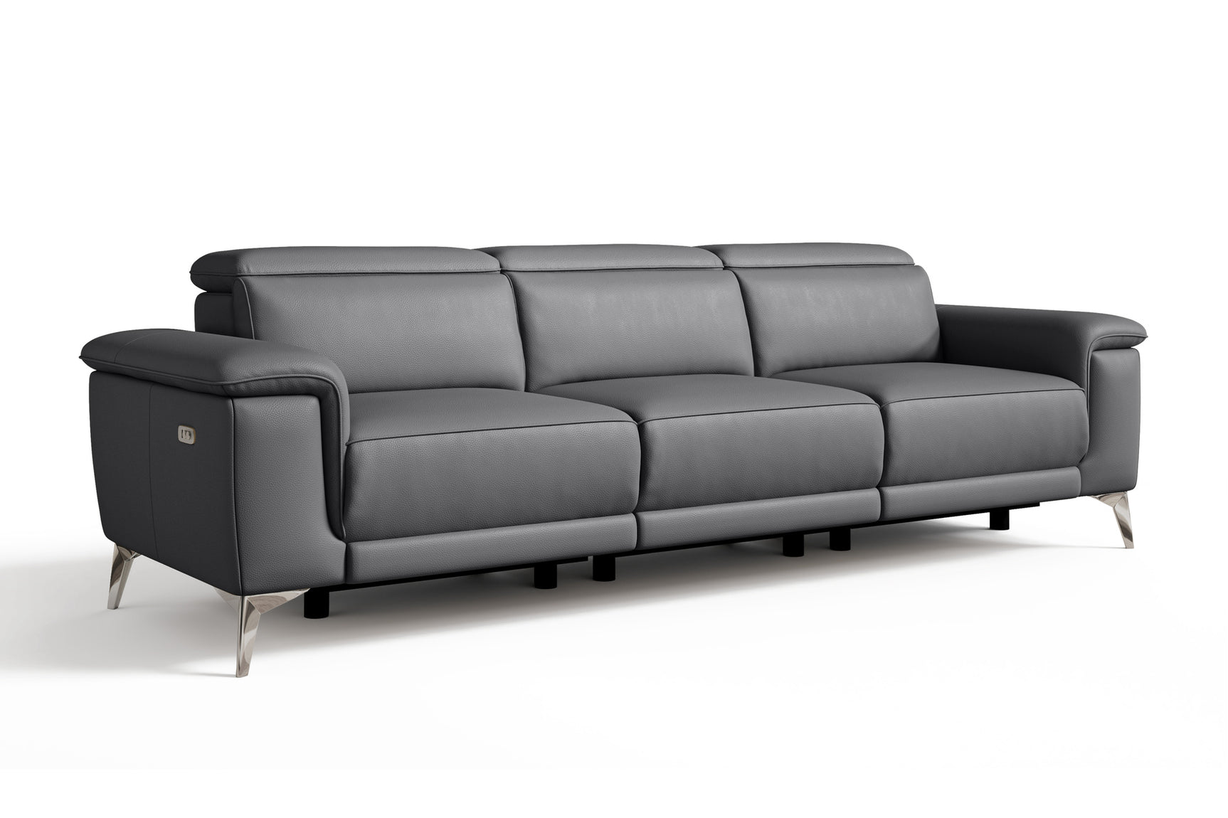 Pista Leather Reclining Sofa