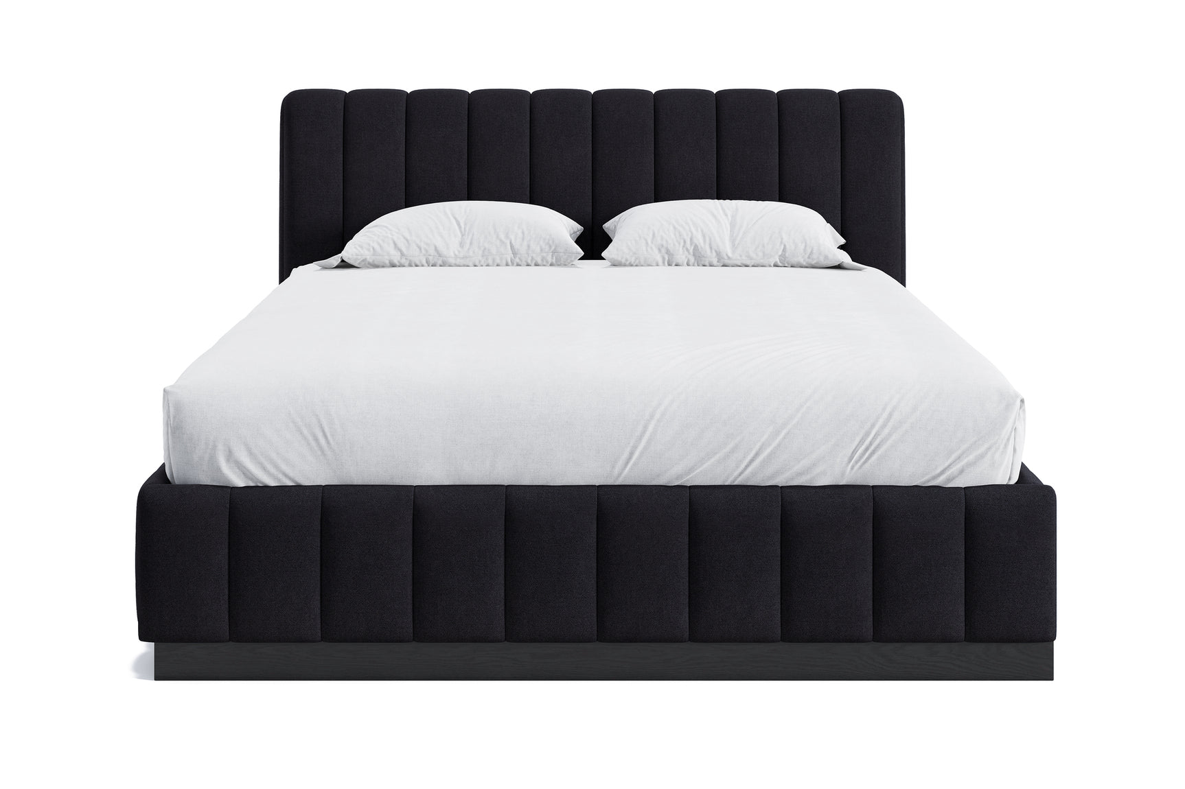 Reese Velvet Fabric Upholstered Bed Frame