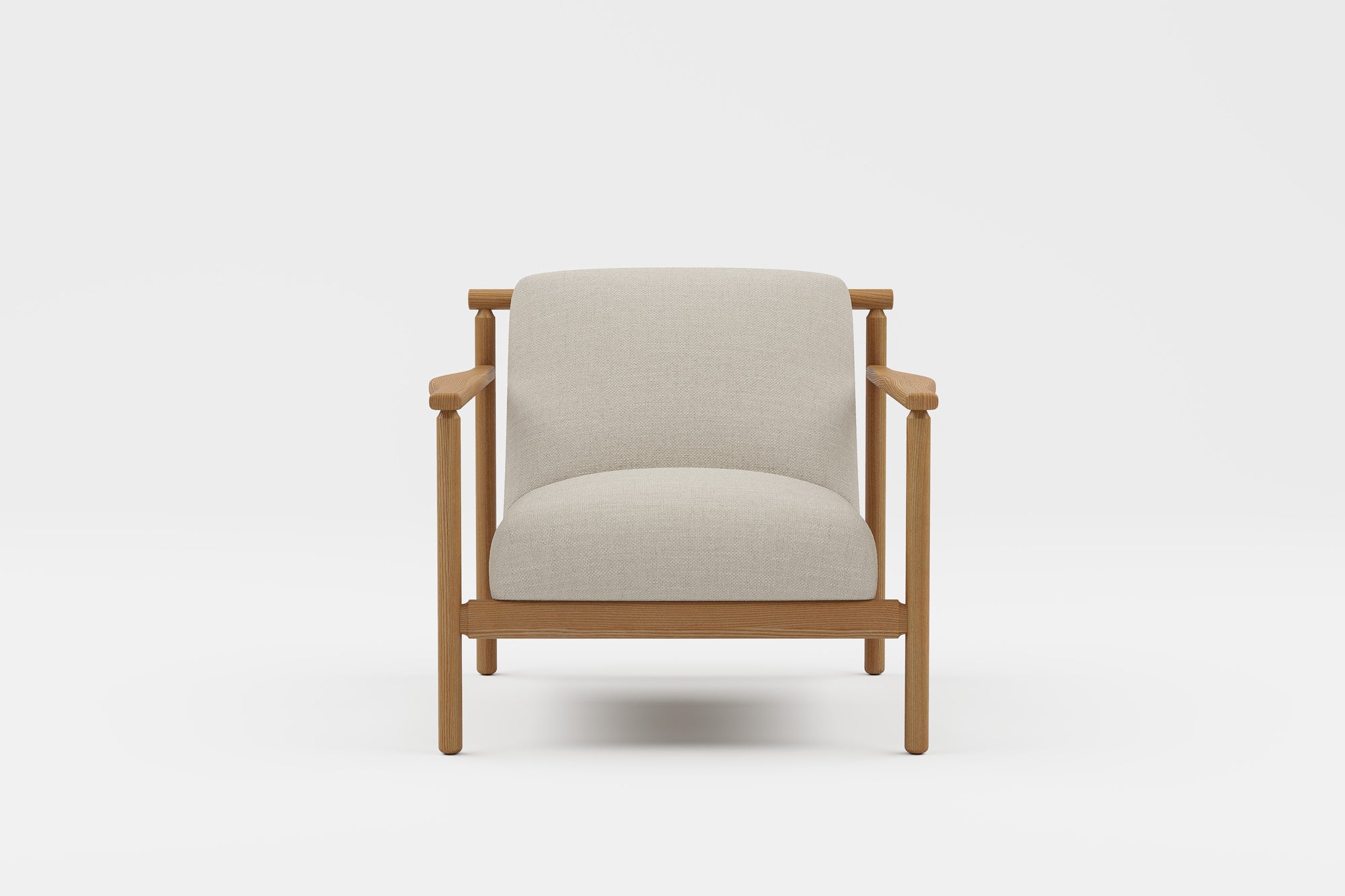 Regal Fabric & Wood Accent Chair