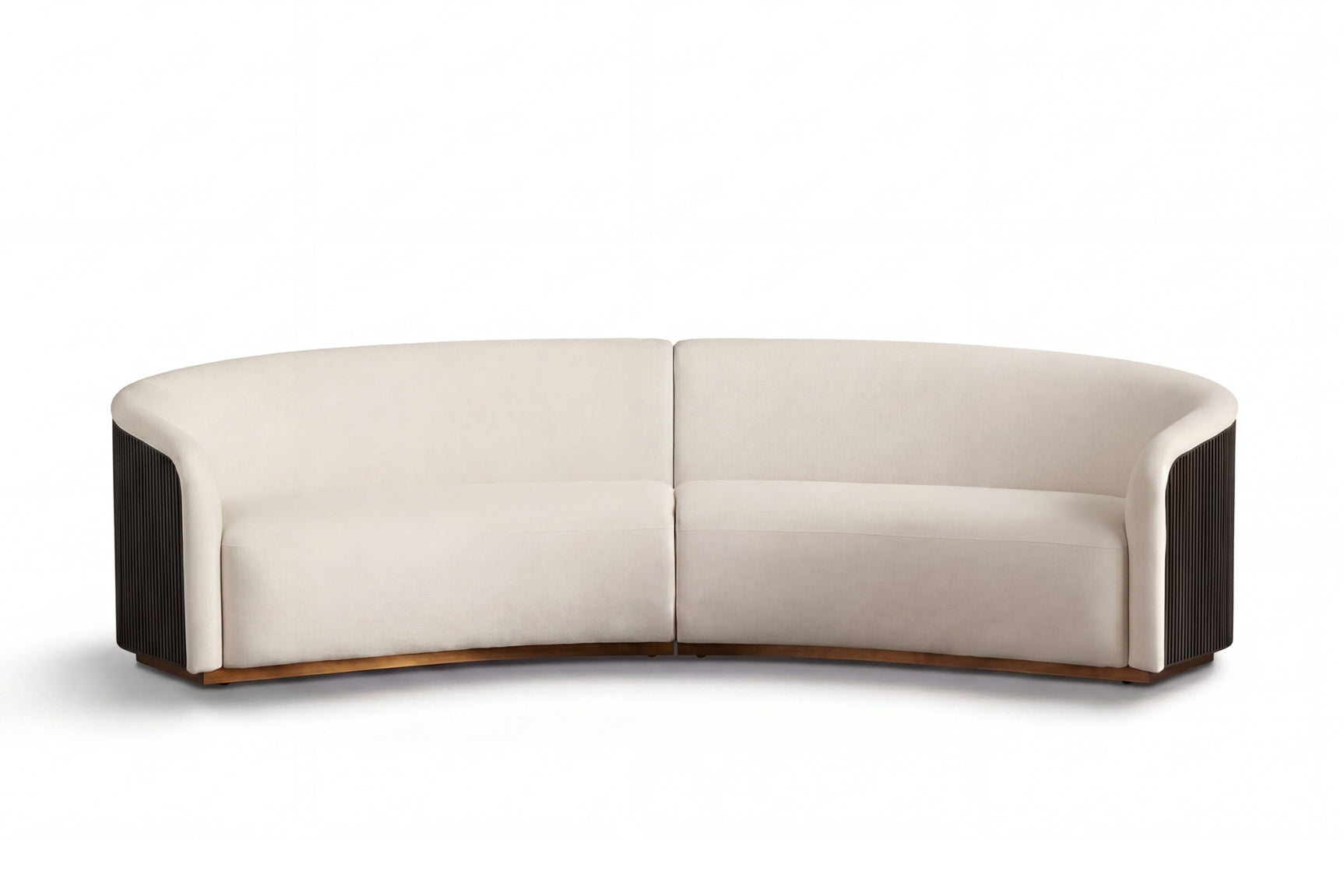Rowan Two-Piece Curved Sectional Sofa