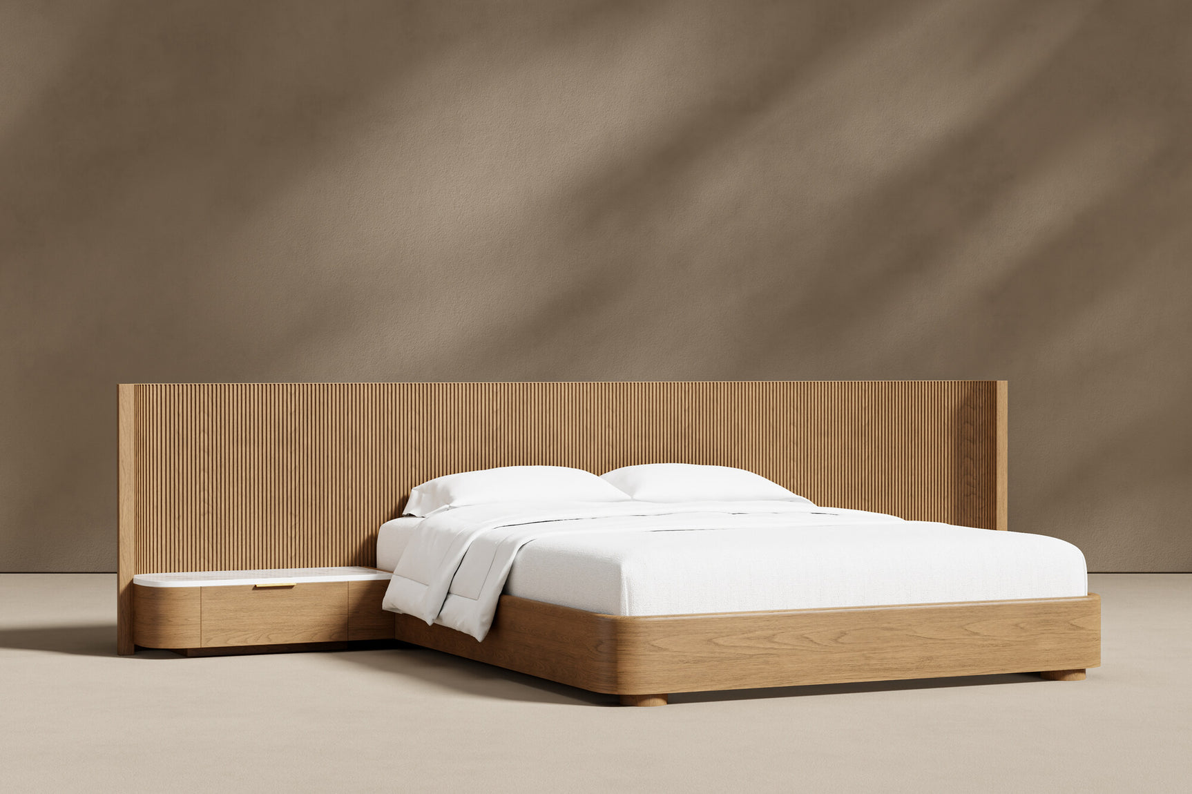 Rowan Oak Wood Bed Frame