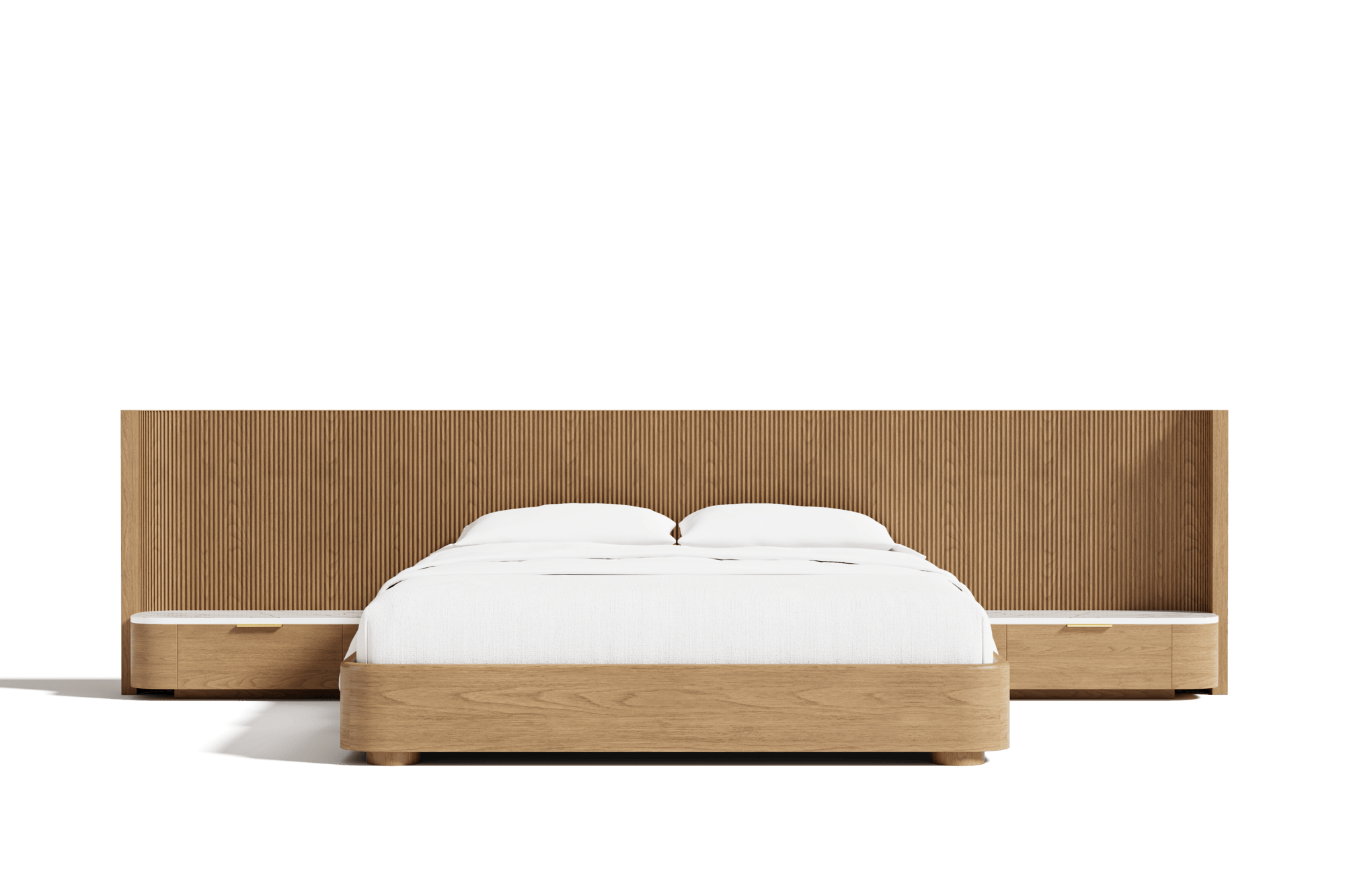 Rowan Oak Wood Bed Frame