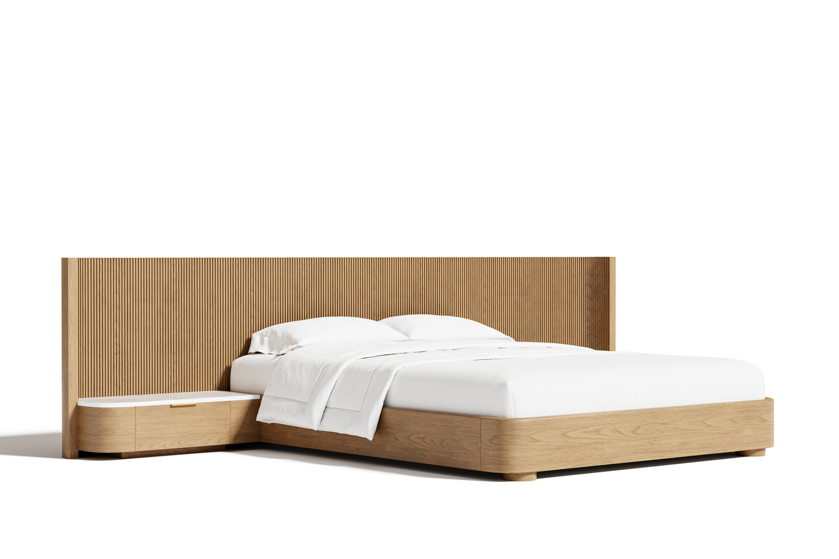 Rowan Oak Wood Bed Frame