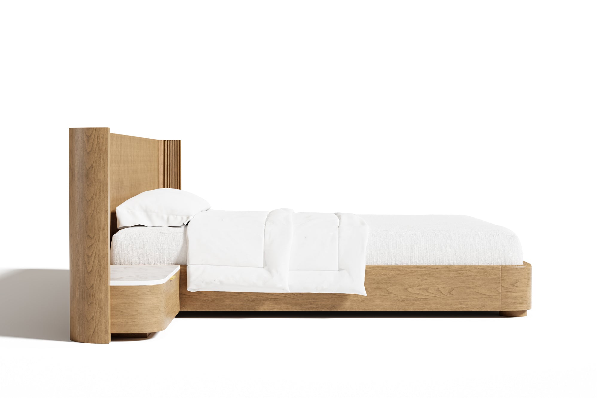 Rowan Oak Wood Bed Frame