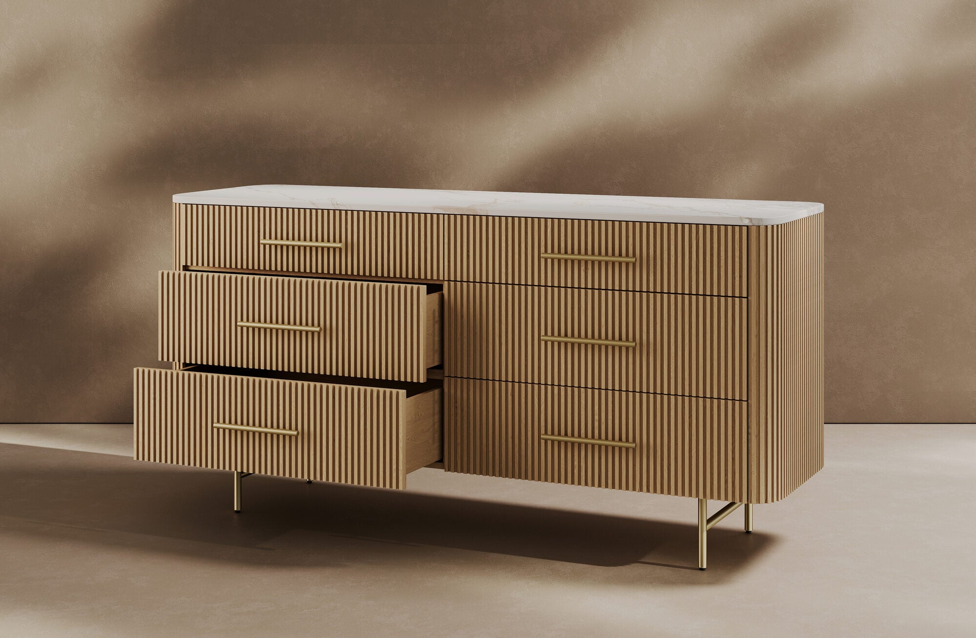 Rowan Wood Dresser with 6 Drawers