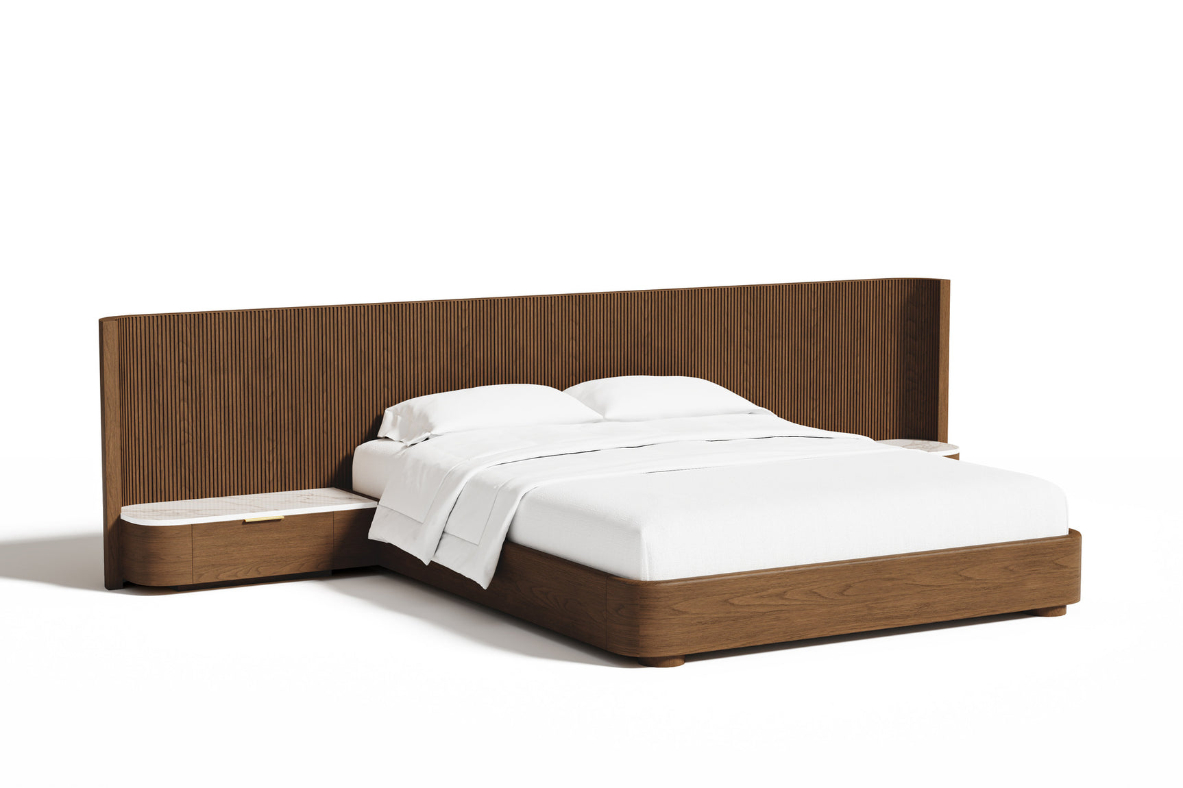 Rowan Oak Wood Bed Frame