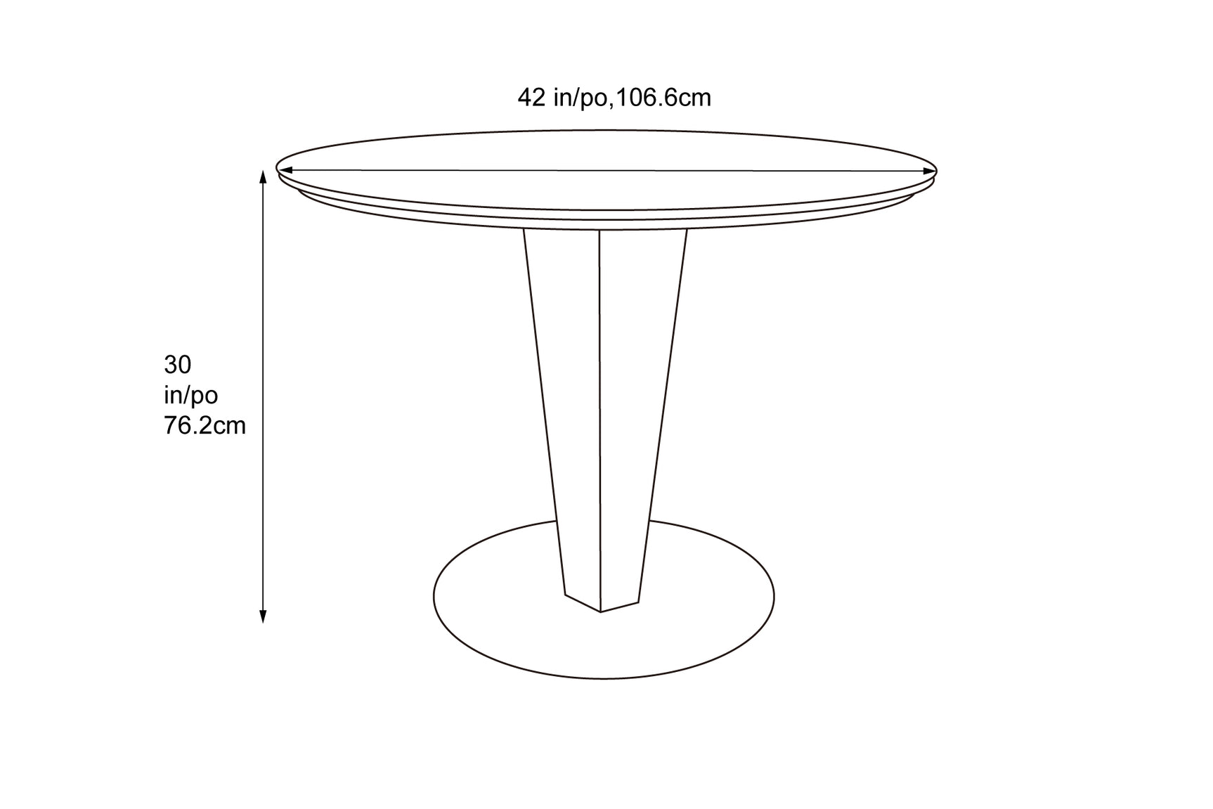 Selene Round Dining Table